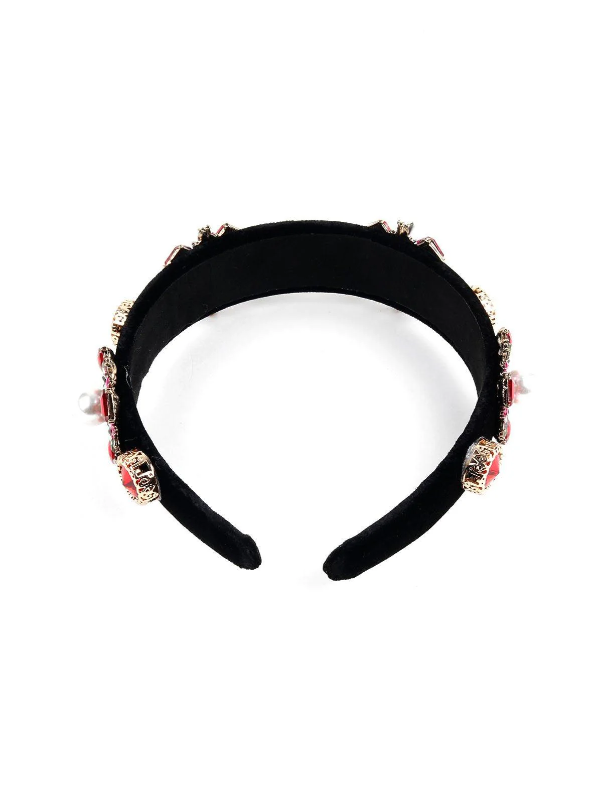 Odette Women Red Polyester Hairband - Image 3