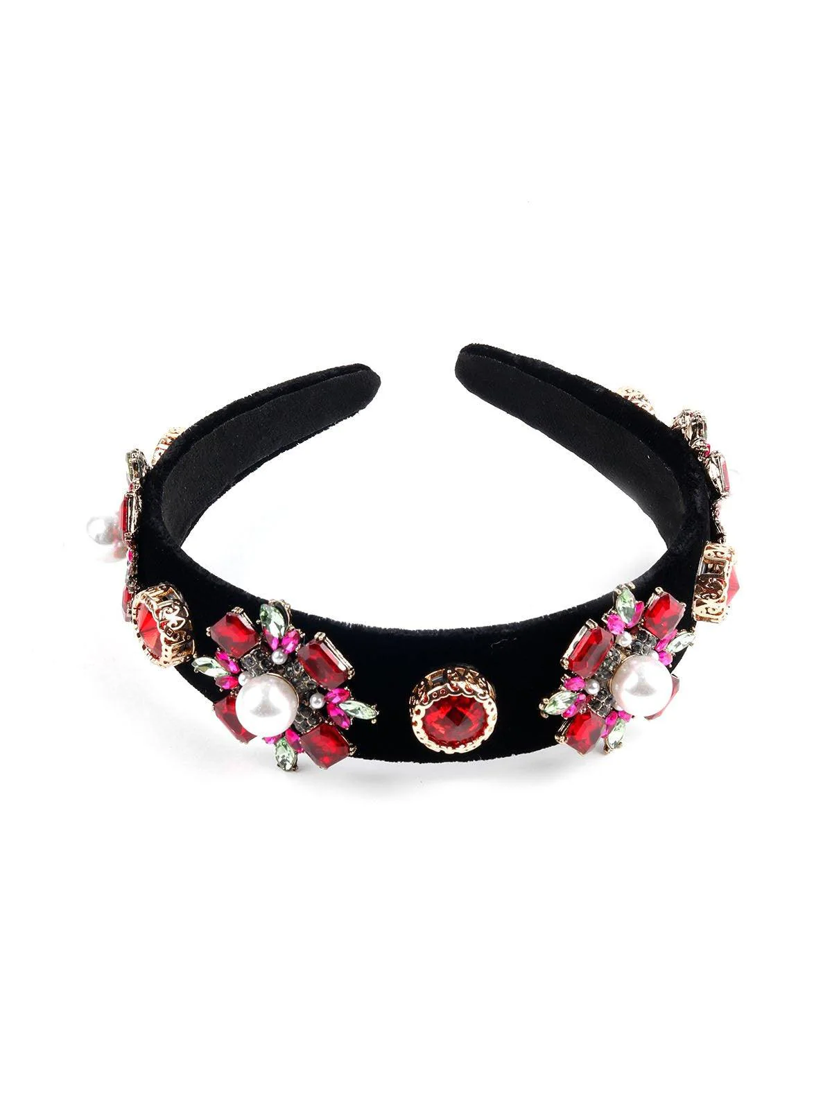 Odette Women Red Polyester Hairband - Image 5