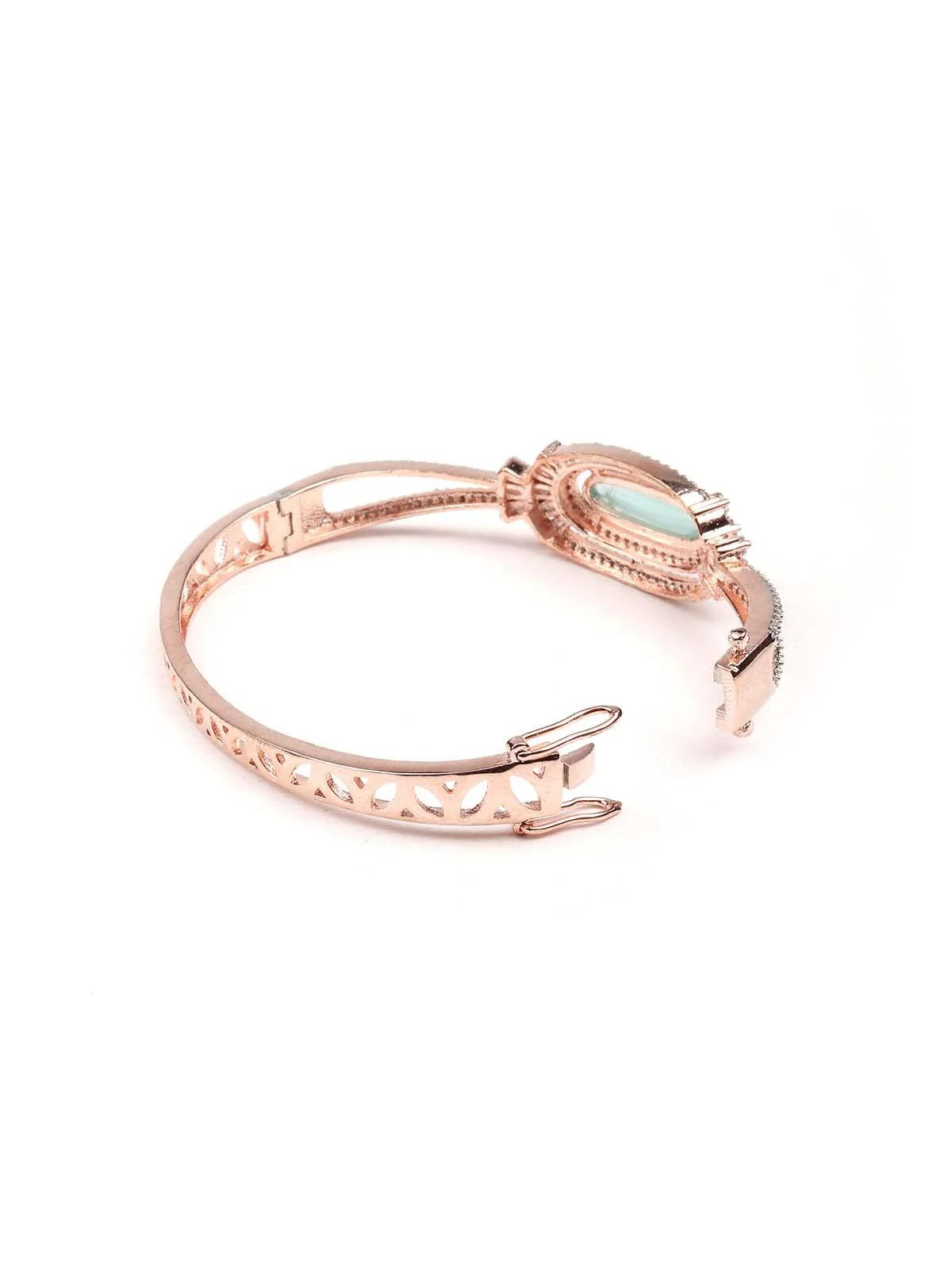 Odette Women Gorgeous Rose Gold Bracelet Embellished - Image 6