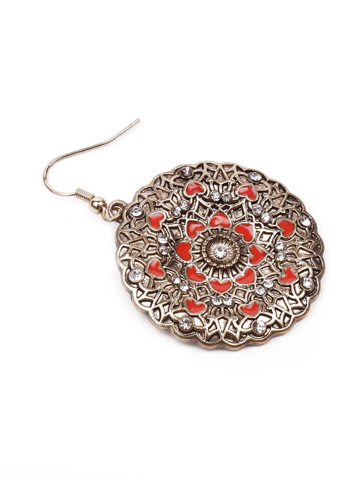 Odette Women Gold Metal Earrings - Image 5