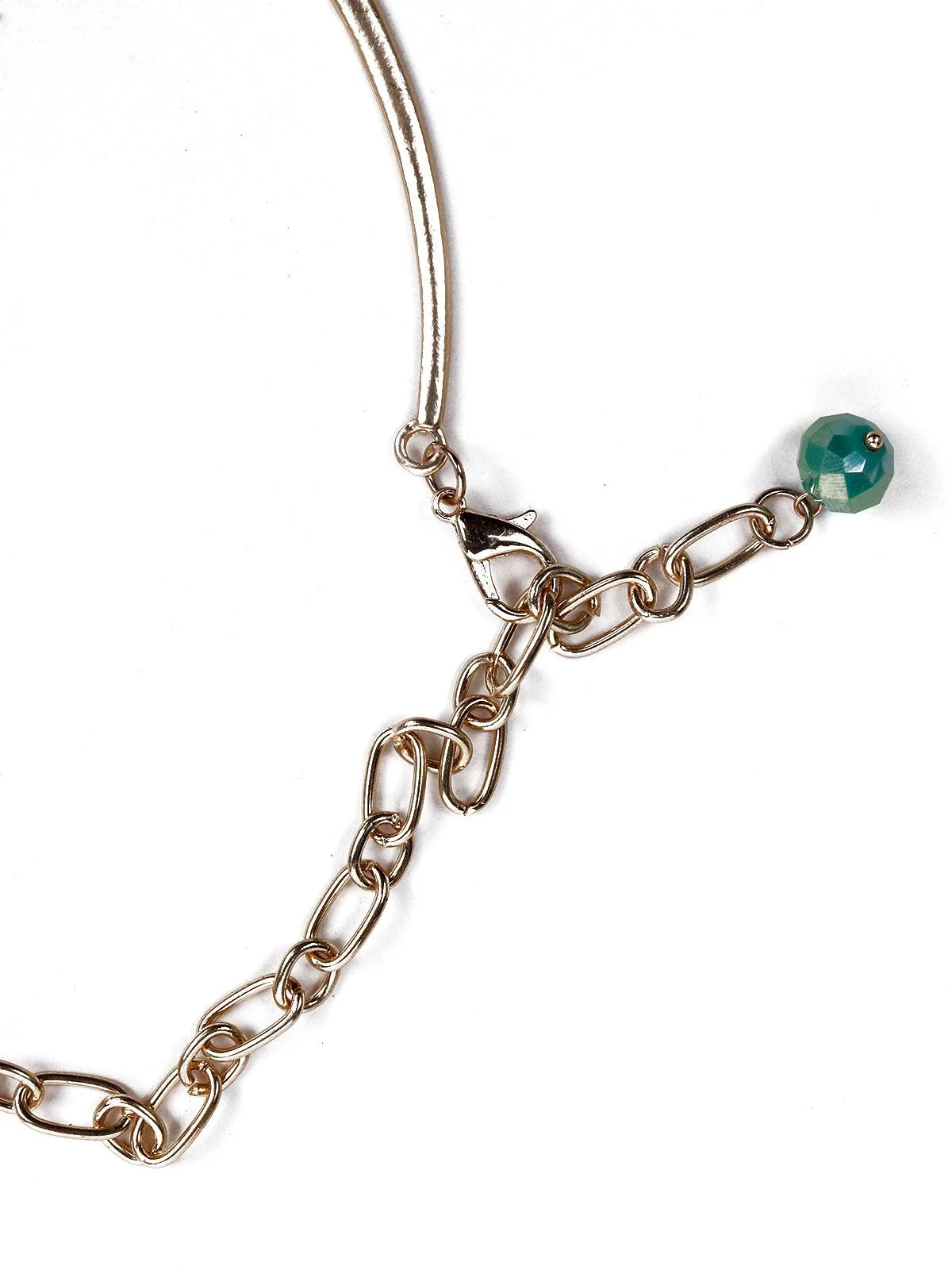 Odette Women Green Metal Necklace - Image 6