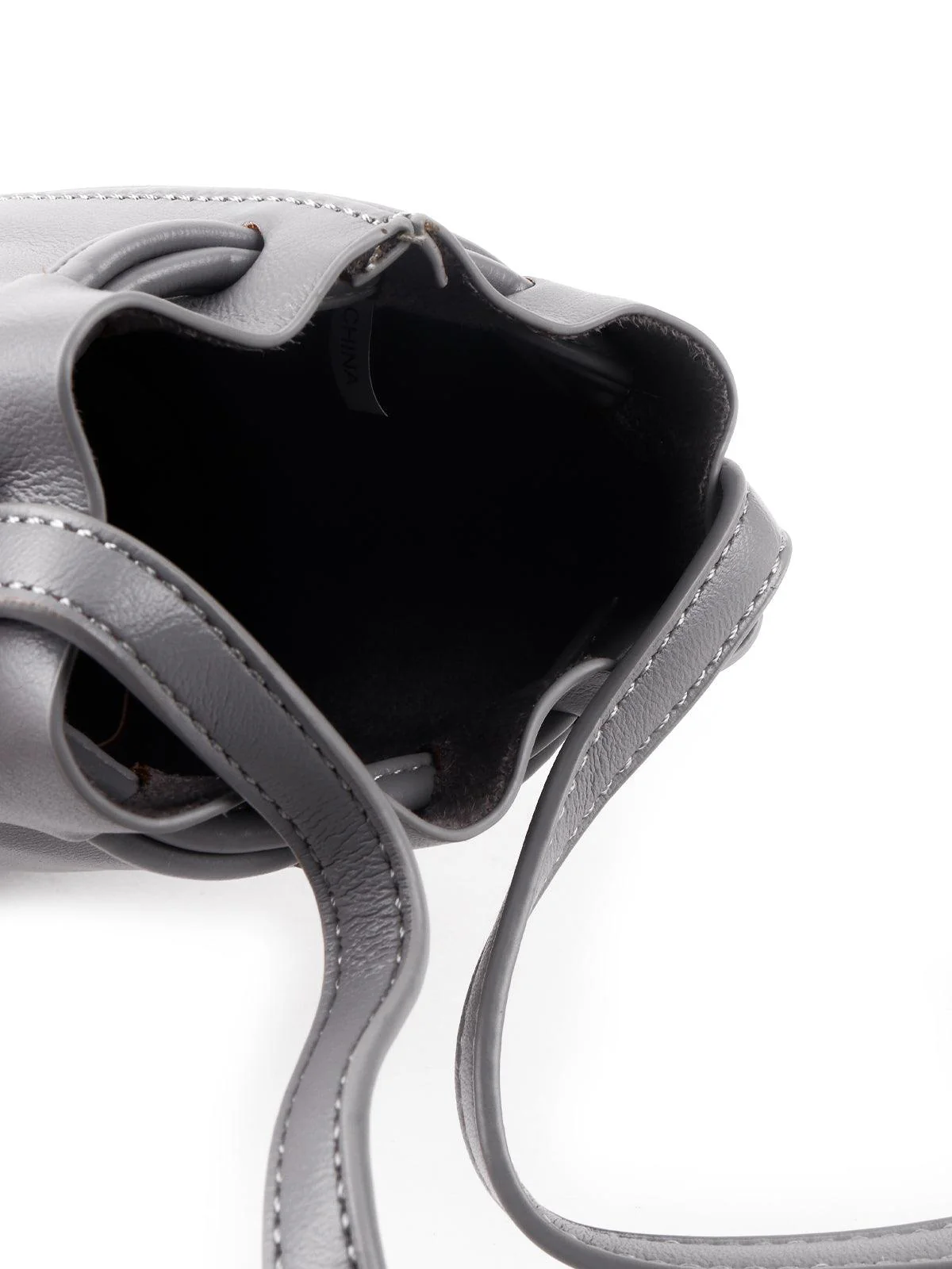 Odette Gorgeous Solid Grey Sling Bag For Women - Image 6