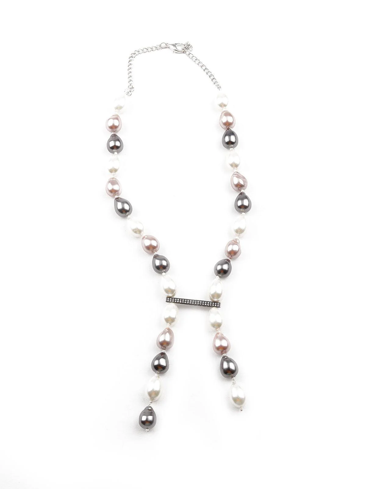 Odette Women Gorgeous Multicolor Beaded Statement Necklace - Image 3