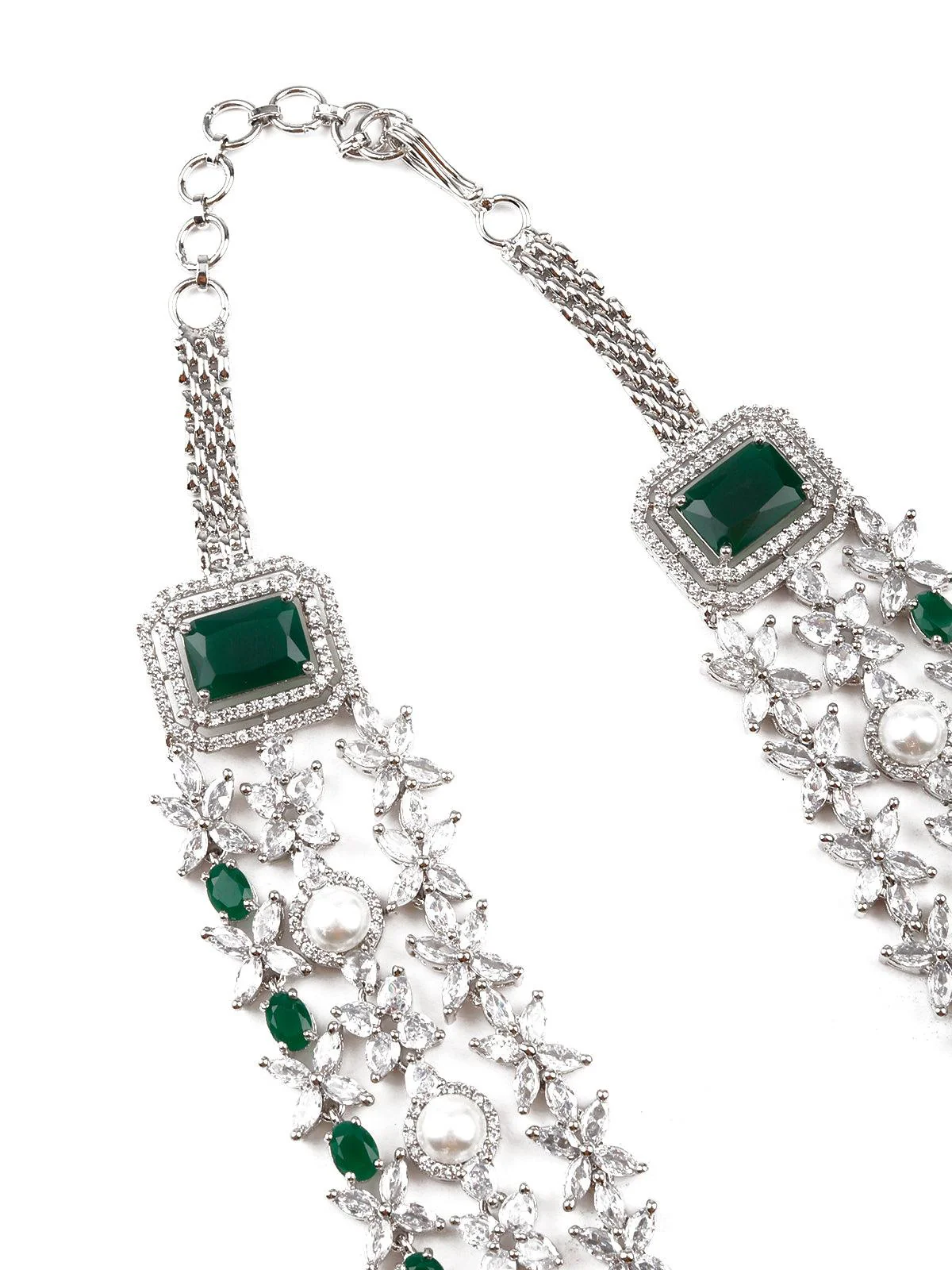 Odette Green Elegant Necklace Set For Women - Image 6