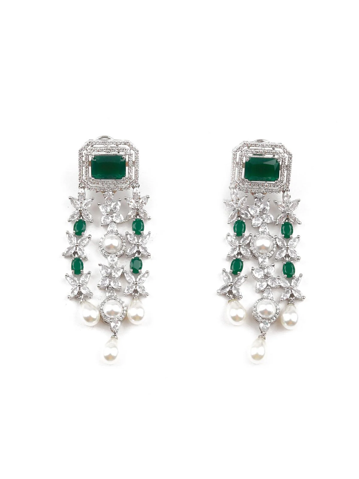 Odette Green Elegant Necklace Set For Women - Image 7