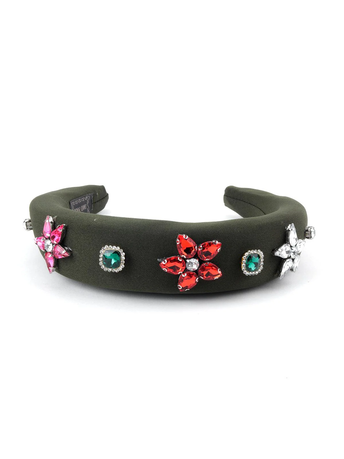 Odette Women Green Soft Hassle-Free Hairband - Image 3