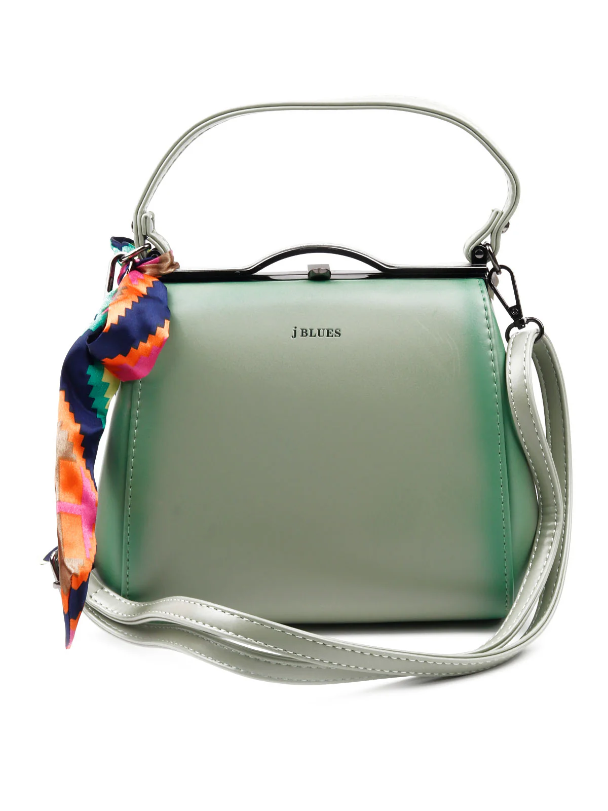 Odette Women Green Solid Clutch Bag - Image 3