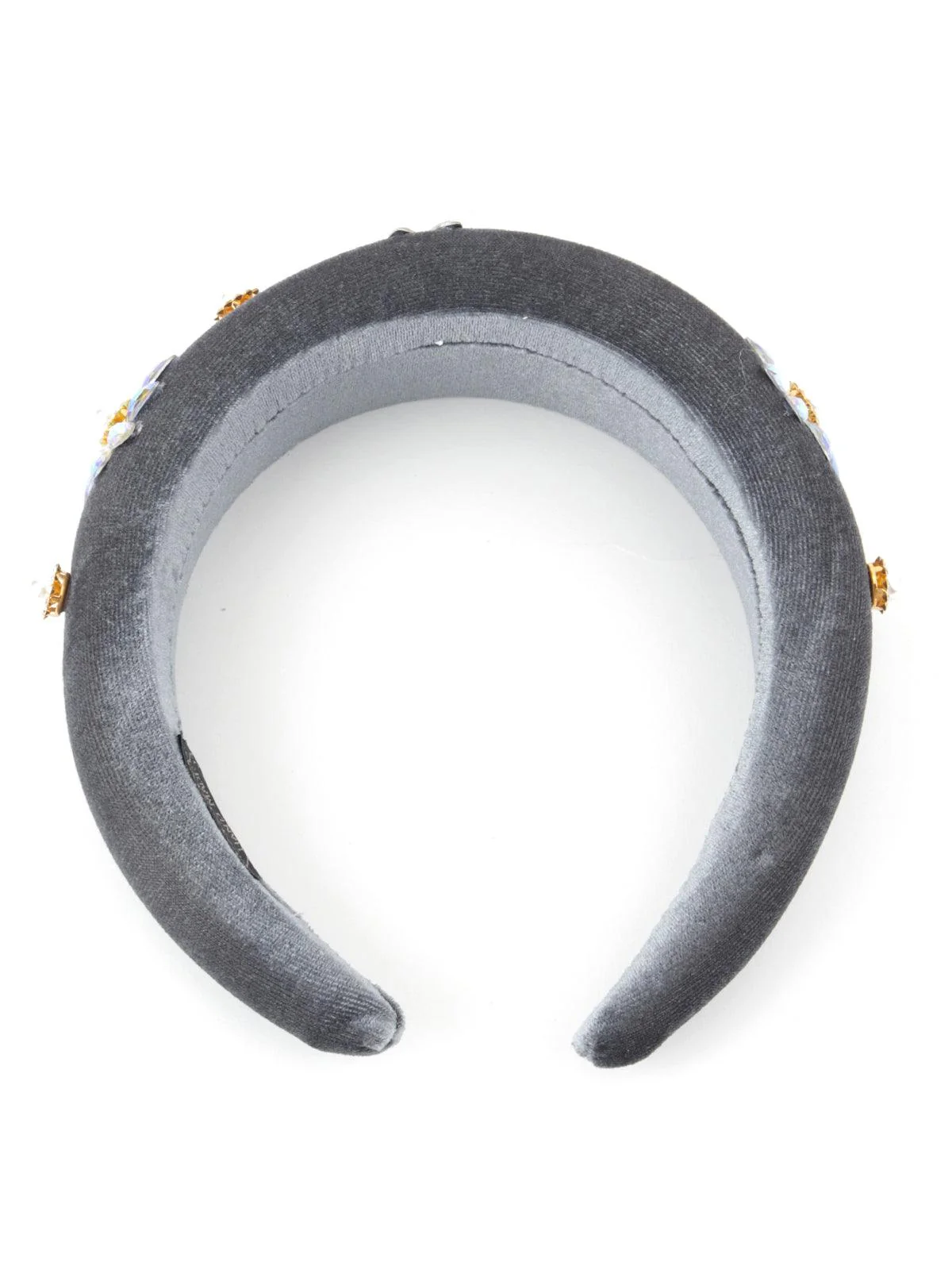 Odette Women Grey Soft Hassle-Free Hairband - Image 4