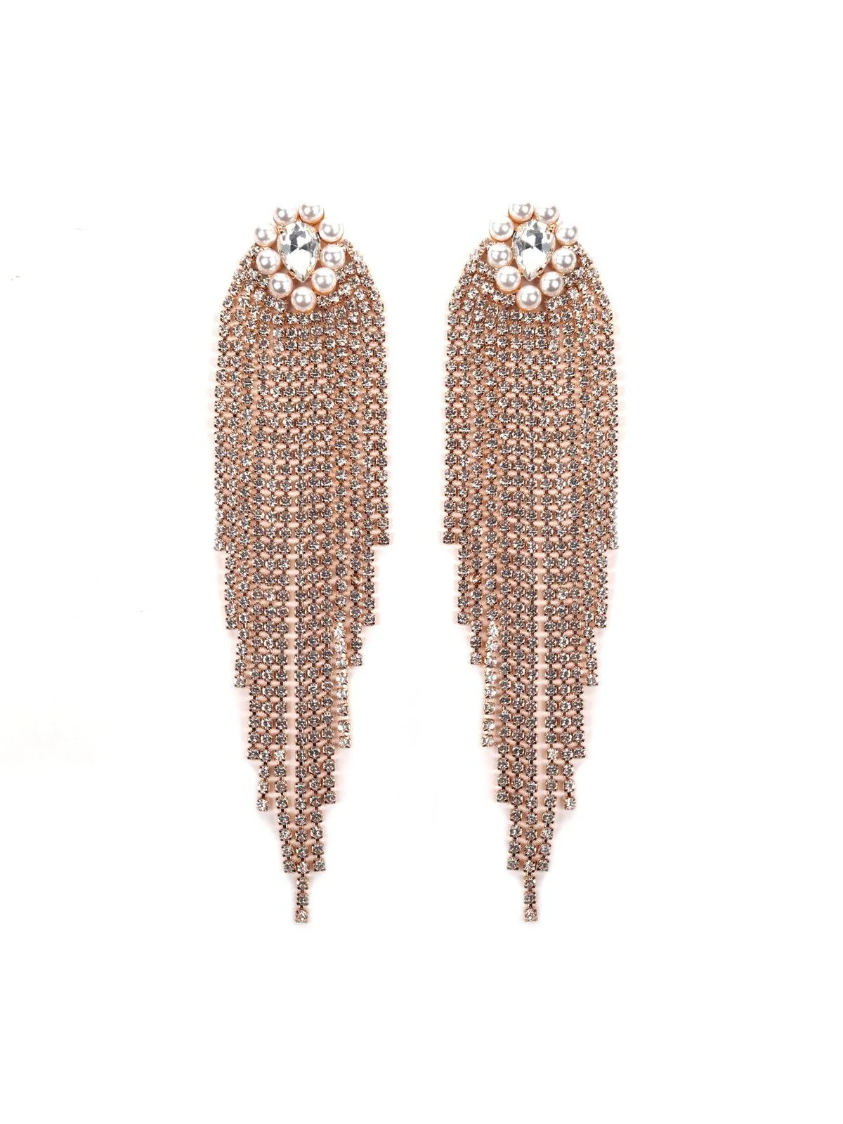 Odette Women Gold Metal Earrings - Image 3