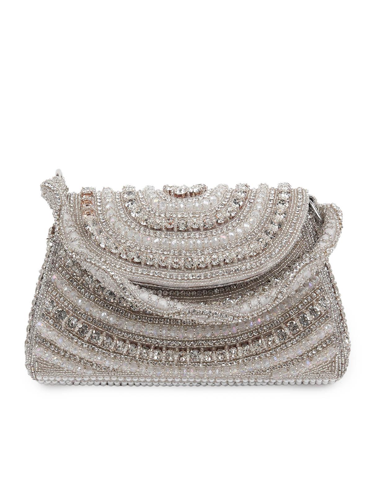 Odette Women Impressive Embellished Clutch - Image 3