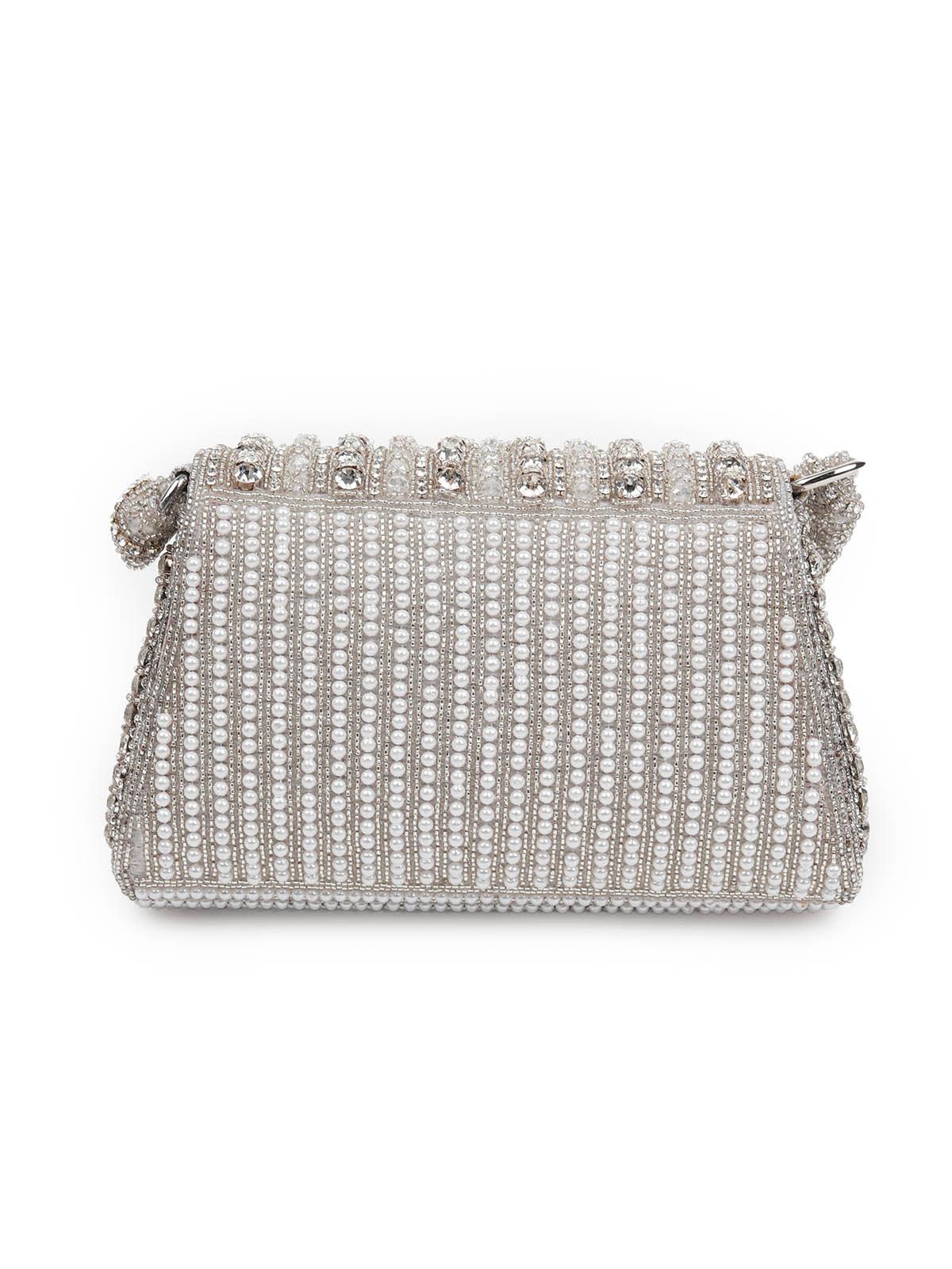 Odette Women Impressive Embellished Clutch - Image 4