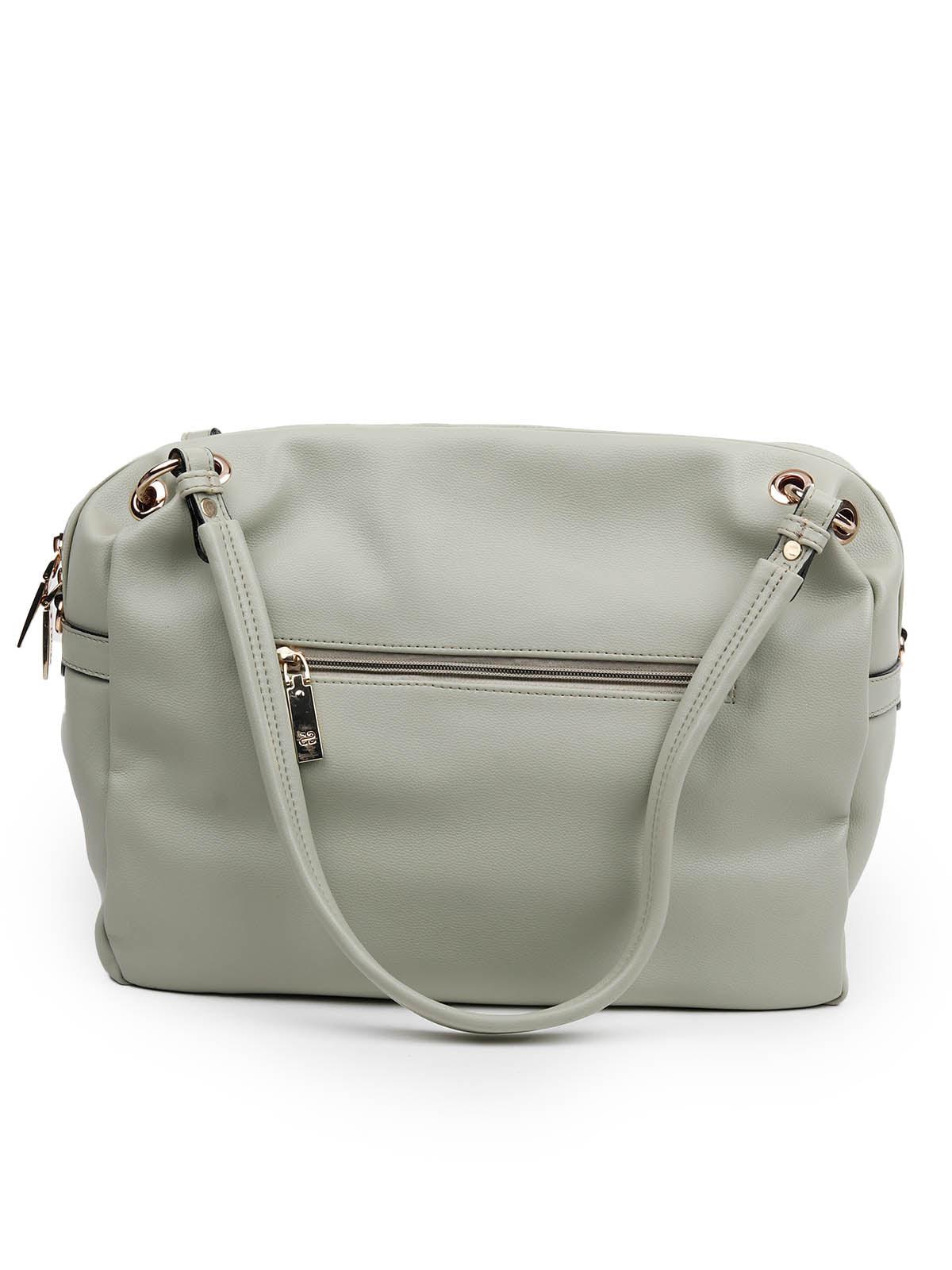 Odette Women Impressive Green Handbag - Image 4