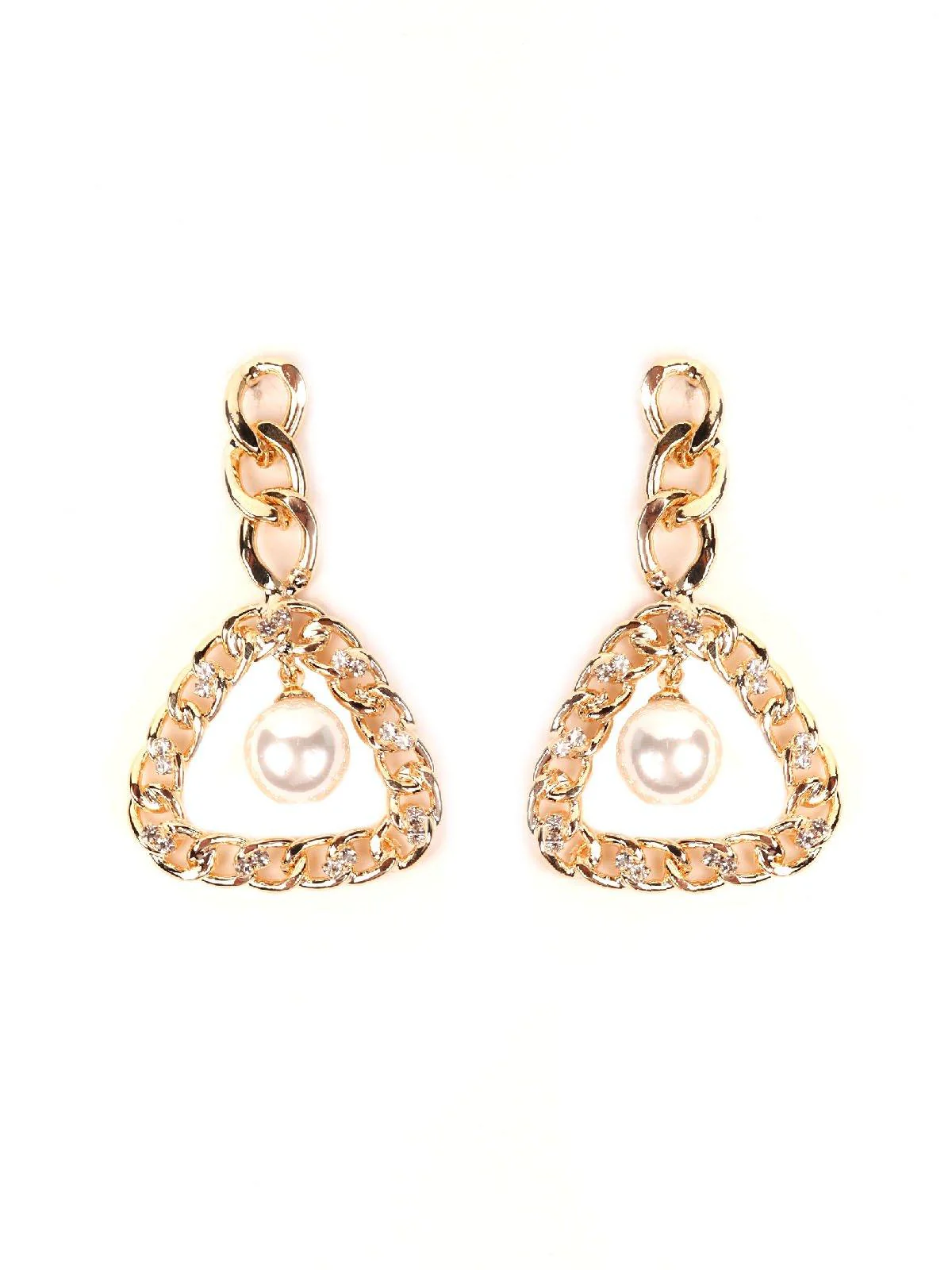 Odette Women Gold Metal Earrings - Image 3