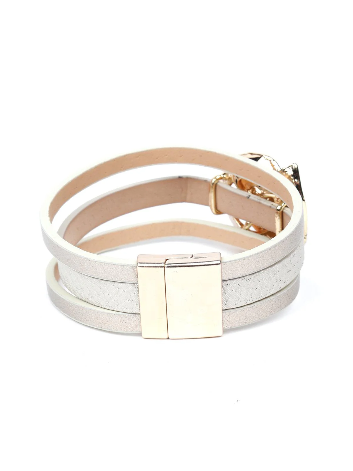 Odette Women Lvory Metal Bracelet - Image 5