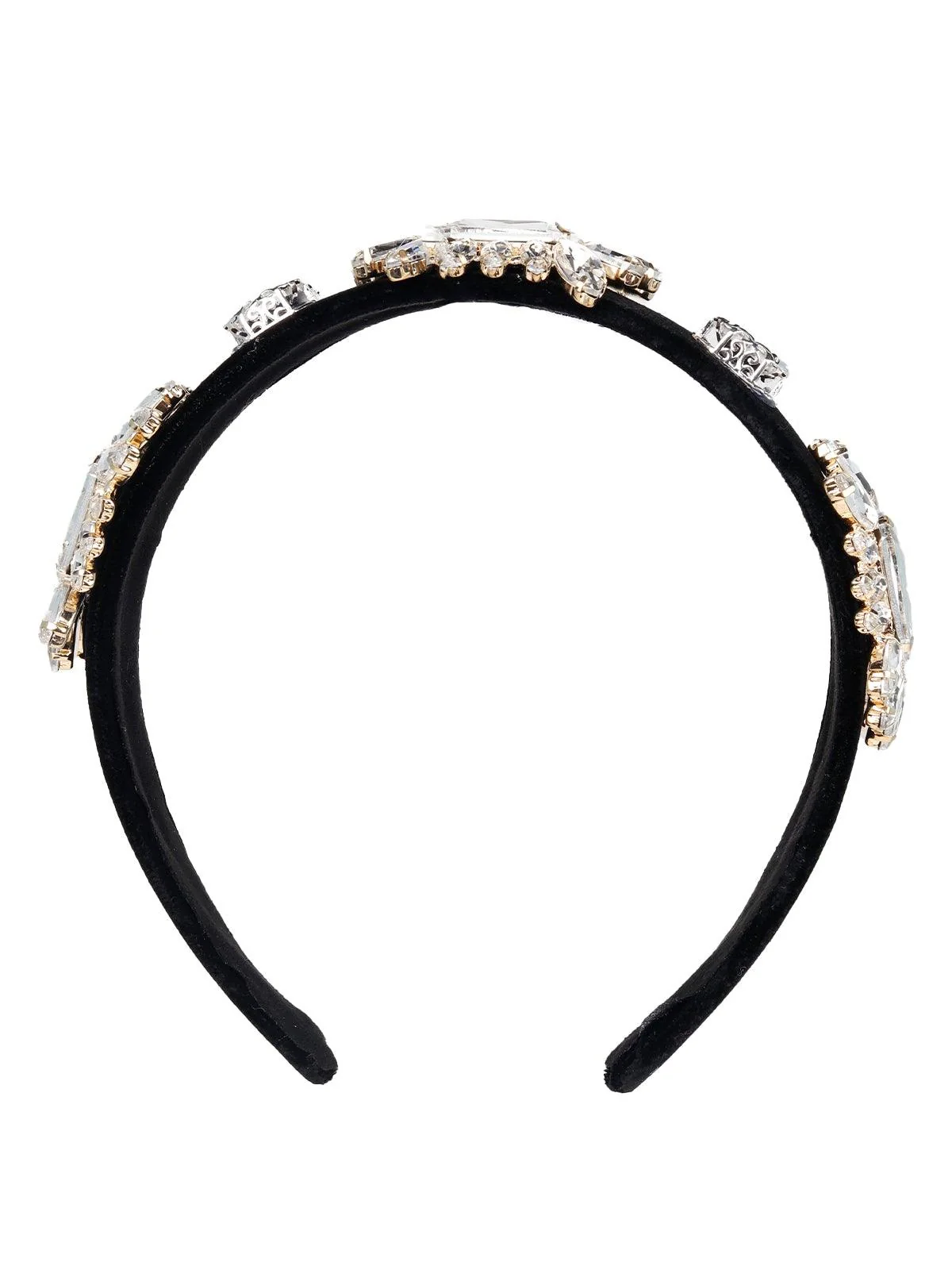 Odette Women Silver Rhinestones Hairband - Image 3