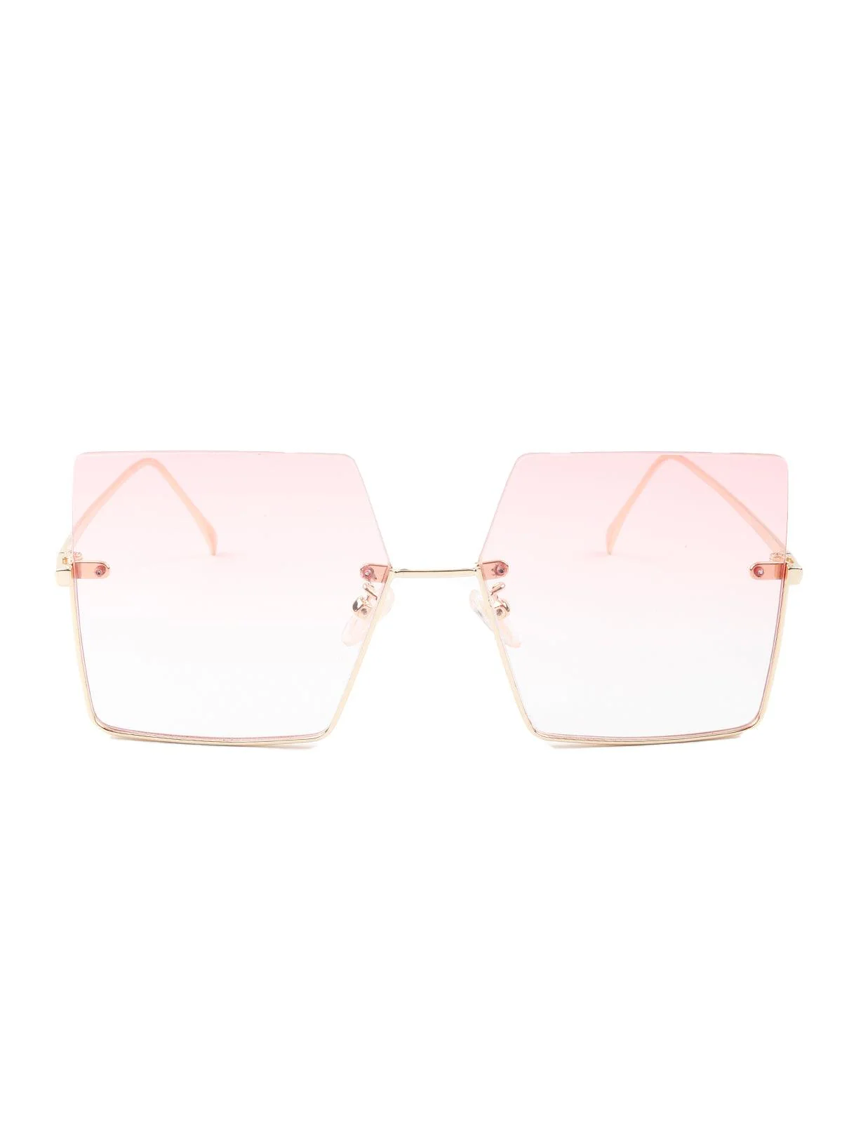 Odette Women Light Pink Shaded Tinted Sunglasses - Image 3