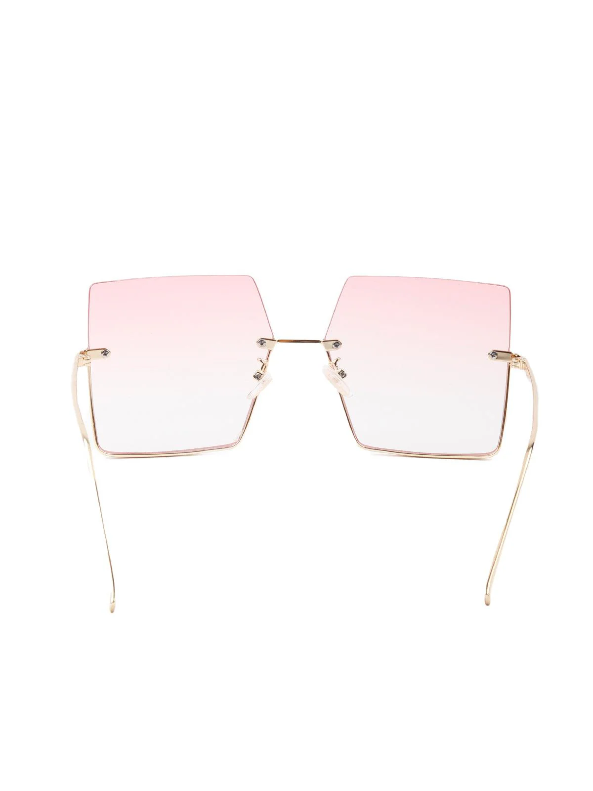 Odette Women Light Pink Shaded Tinted Sunglasses - Image 6