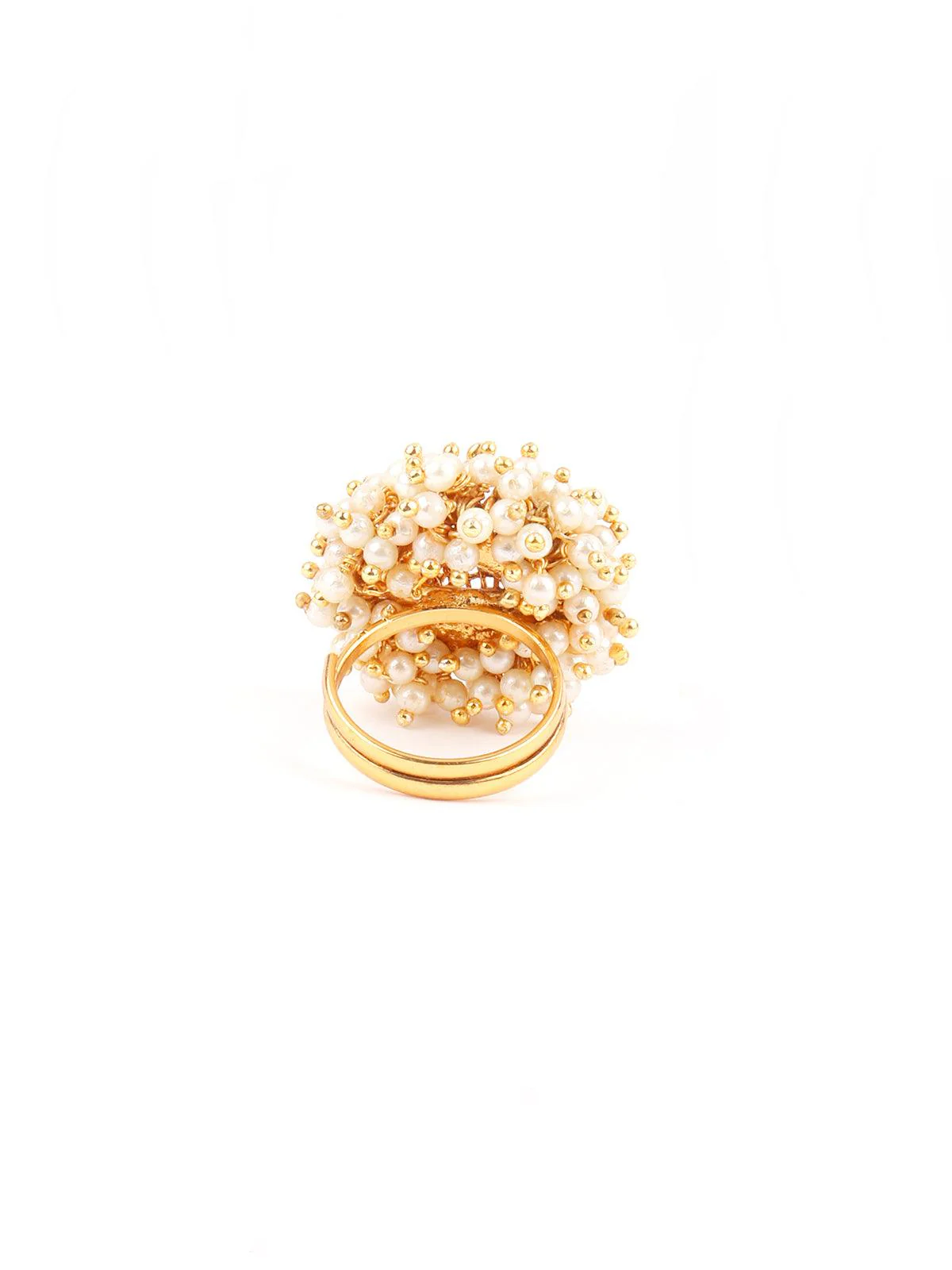 Odette Women Little Bunch Of Pearls Ring - Image 5