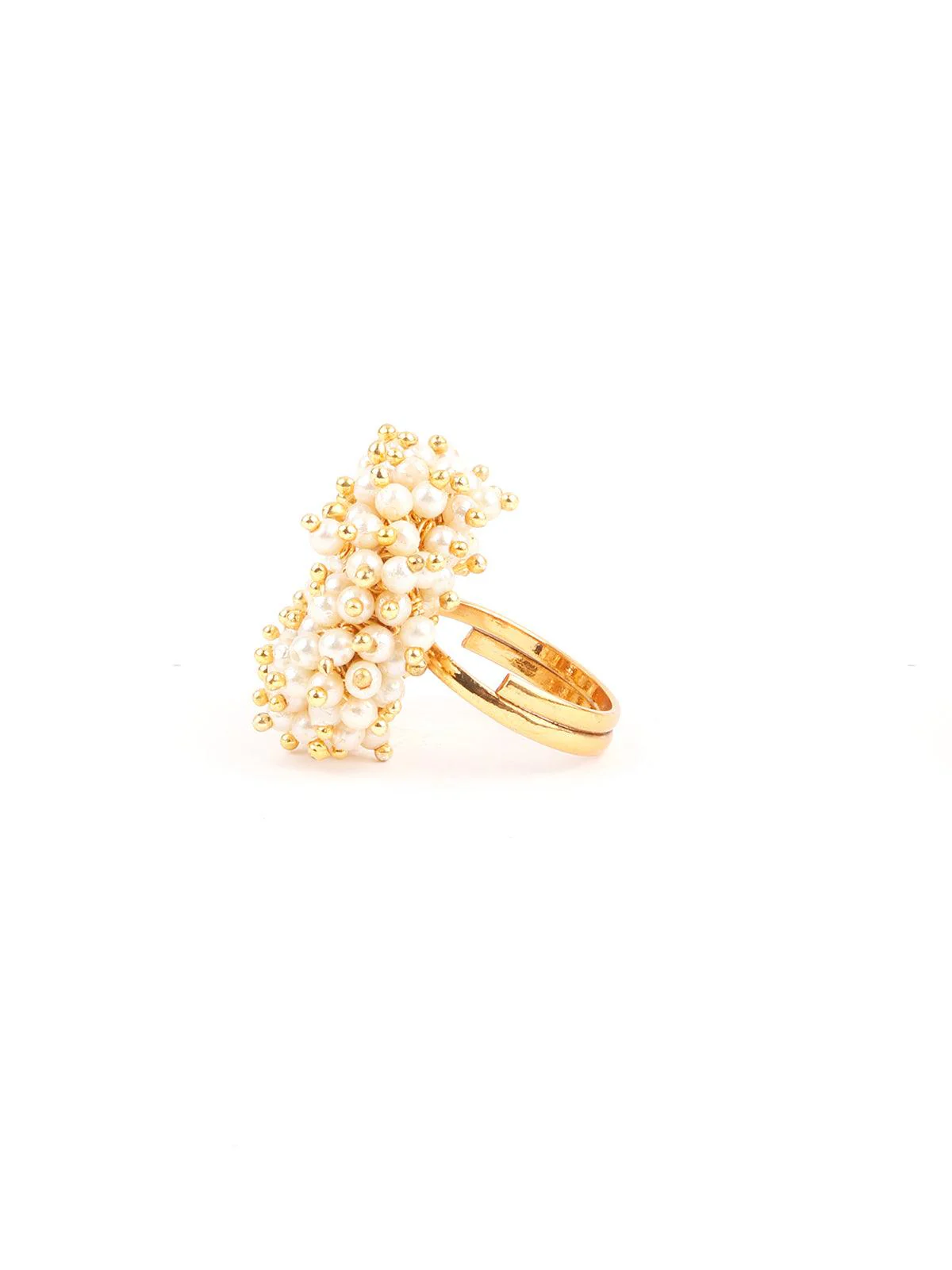 Odette Women Little Bunch Of Pearls Ring - Image 6