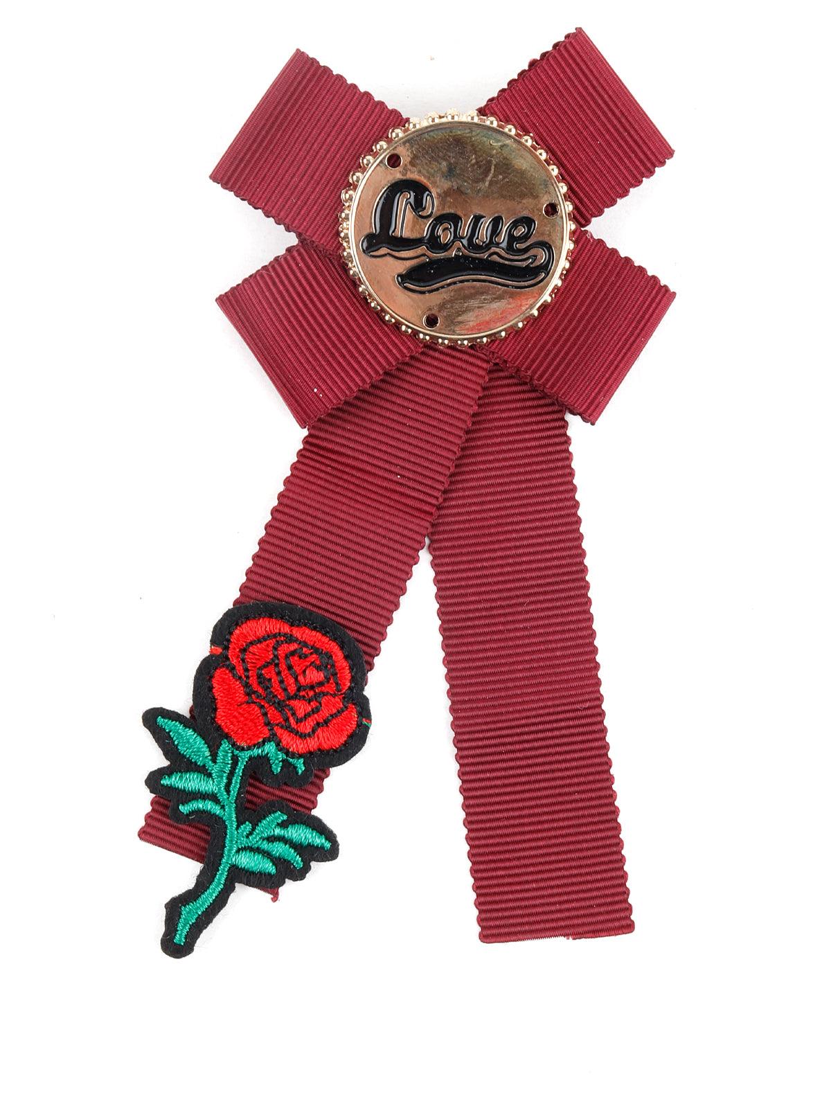 Odette Women Love Emblem Decorative Brooch - Image 3