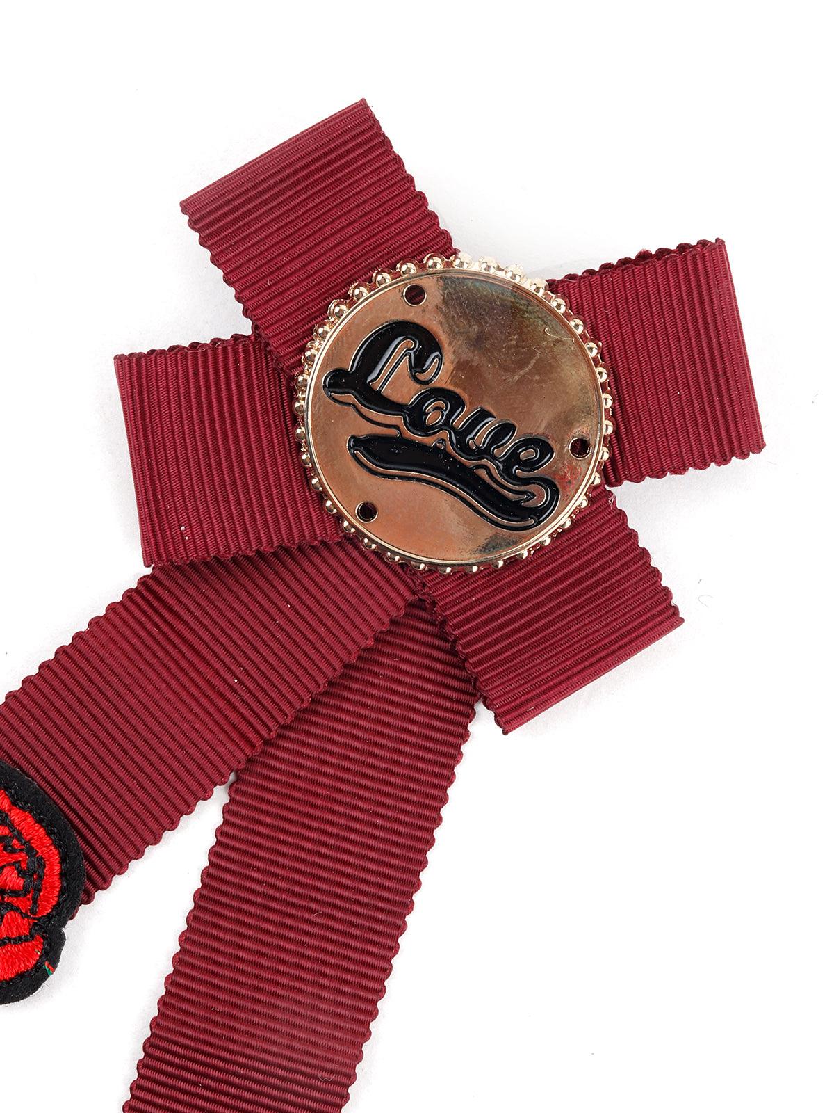 Odette Women Love Emblem Decorative Brooch - Image 4