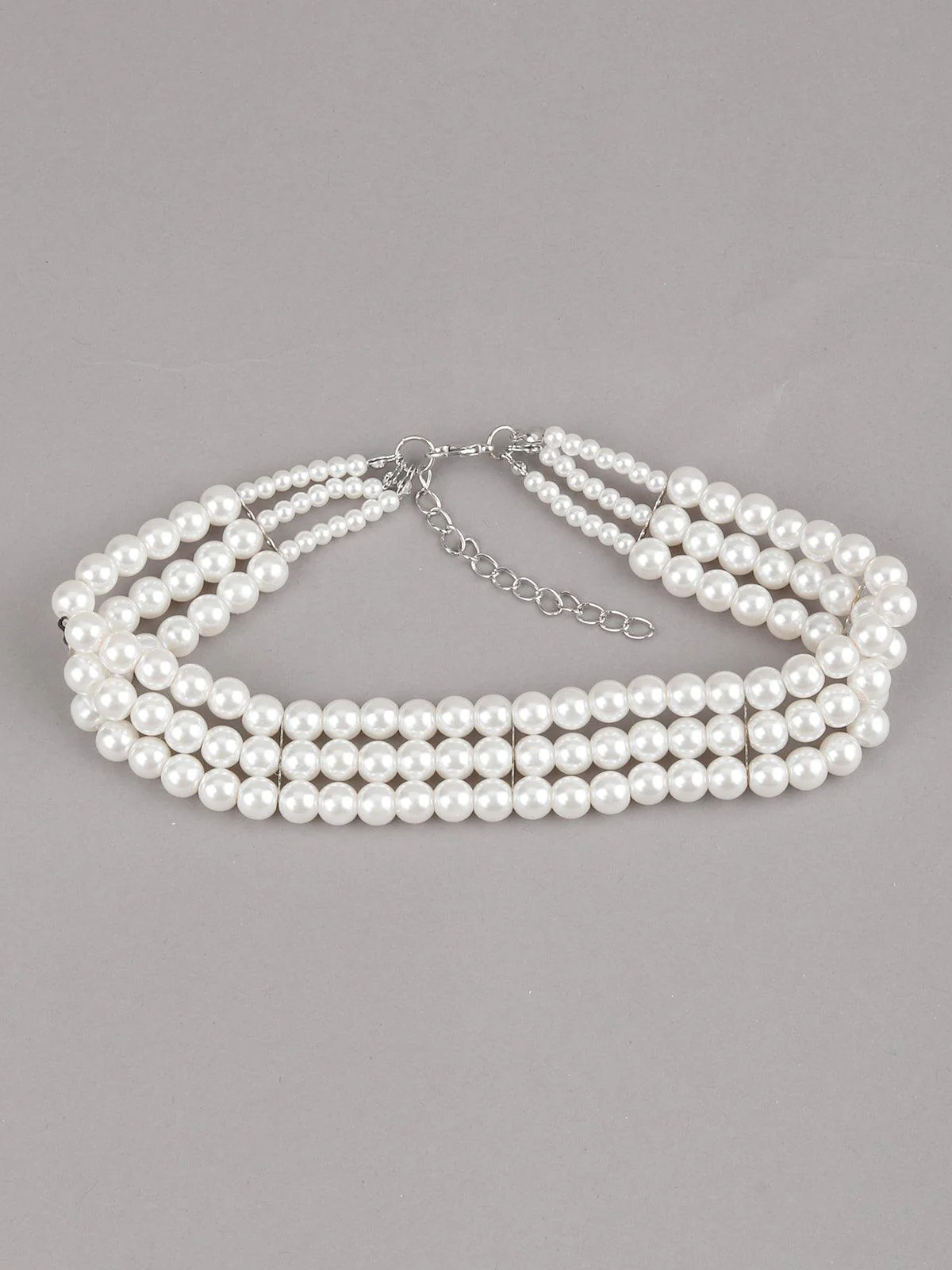 Odette Women Lovely Pearl Choker Neckpiece - Image 3
