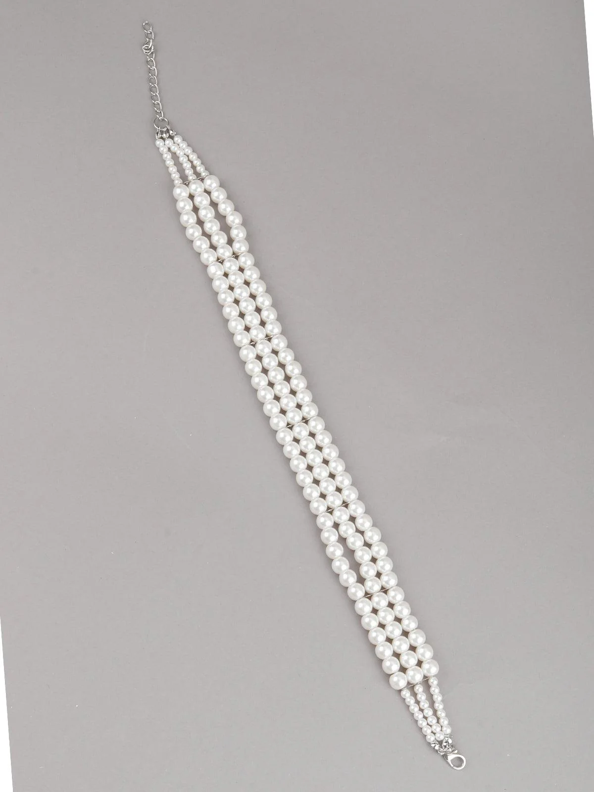 Odette Women Lovely Pearl Choker Neckpiece - Image 5
