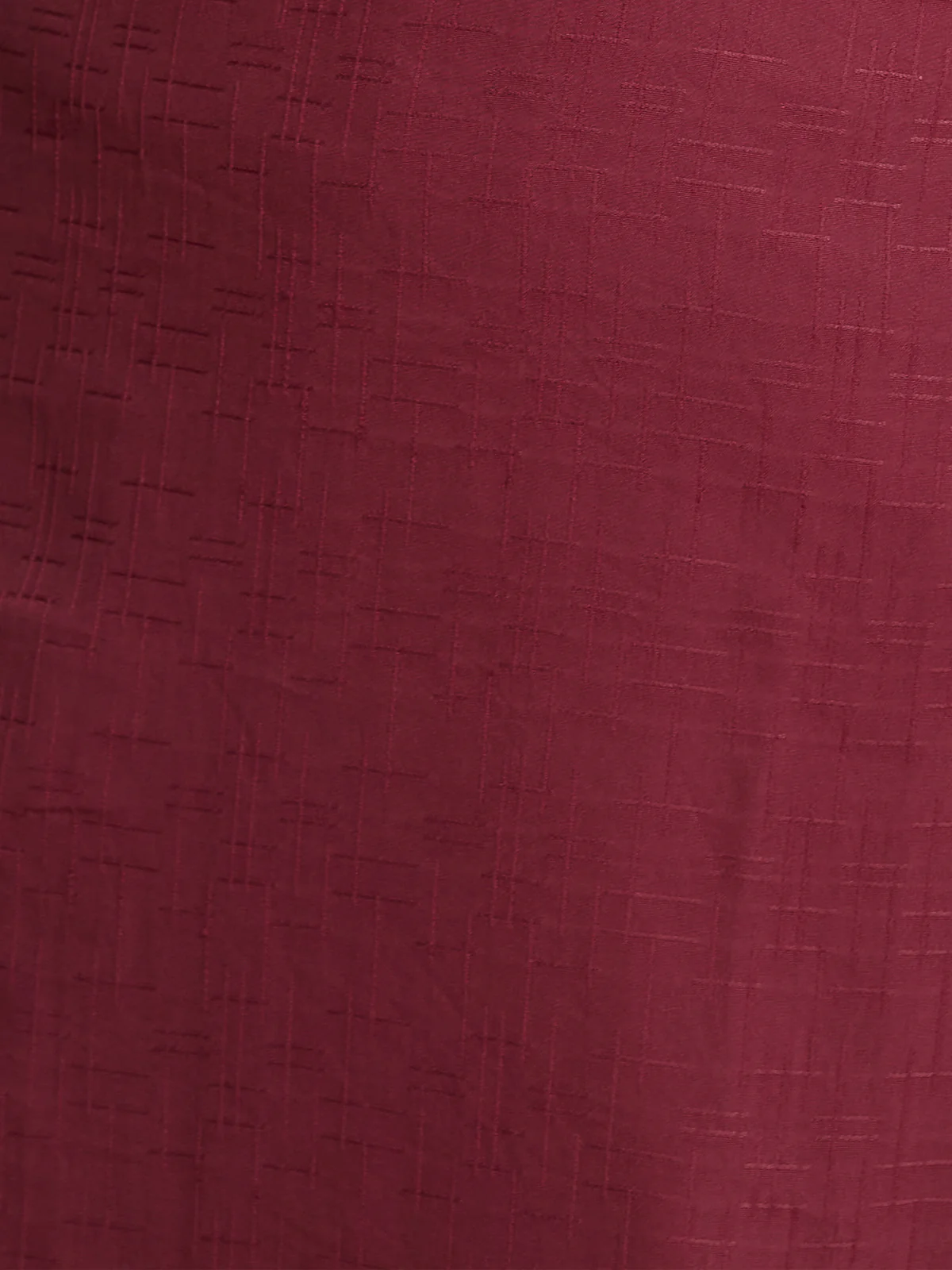 Odette Women Maroon Silk Blend Straight Cut Stitched Kurta - Image 4