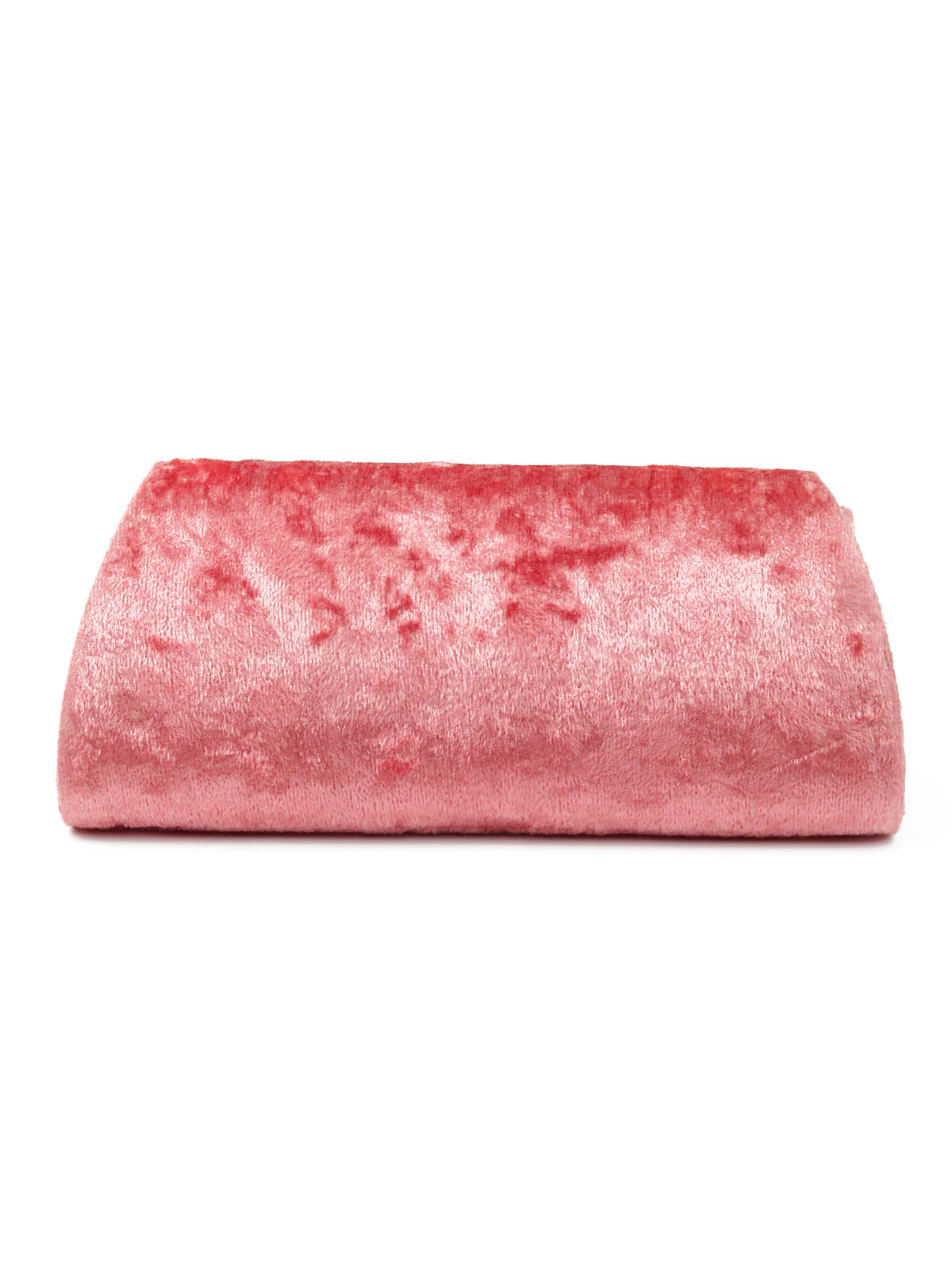 Odette Women Mauve Velvet Bridal Clutch Bag - Image 5