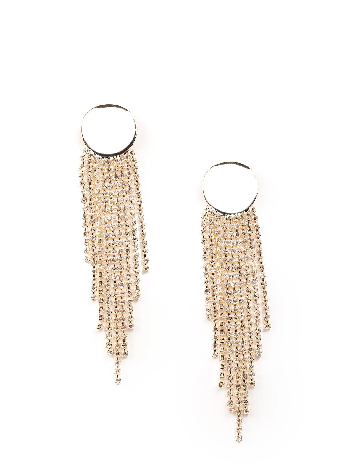 Odette Women Gold Metal Earrings - Image 3