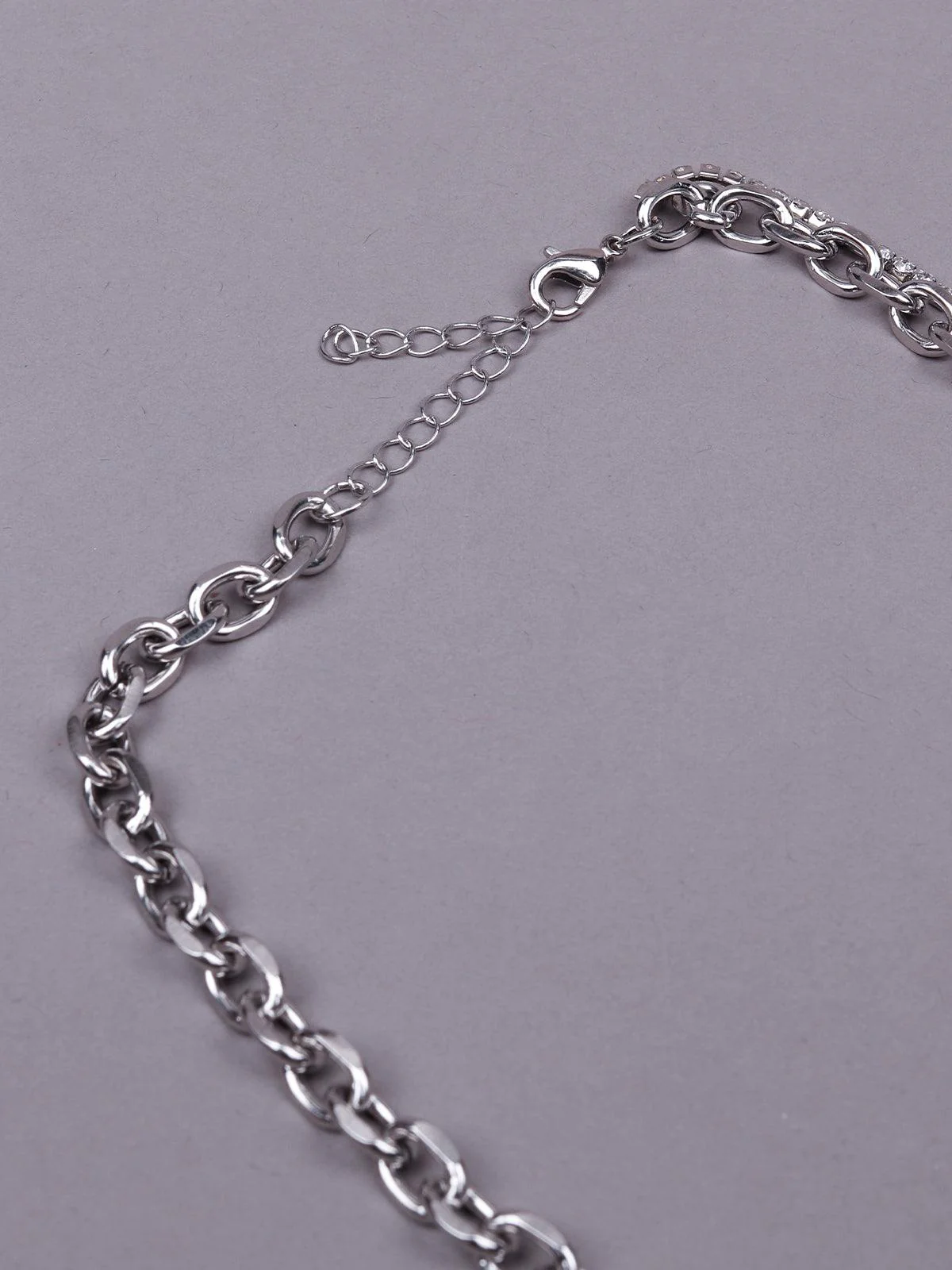 Odette Women Gold Metal Silver- Fine Chain - Image 4
