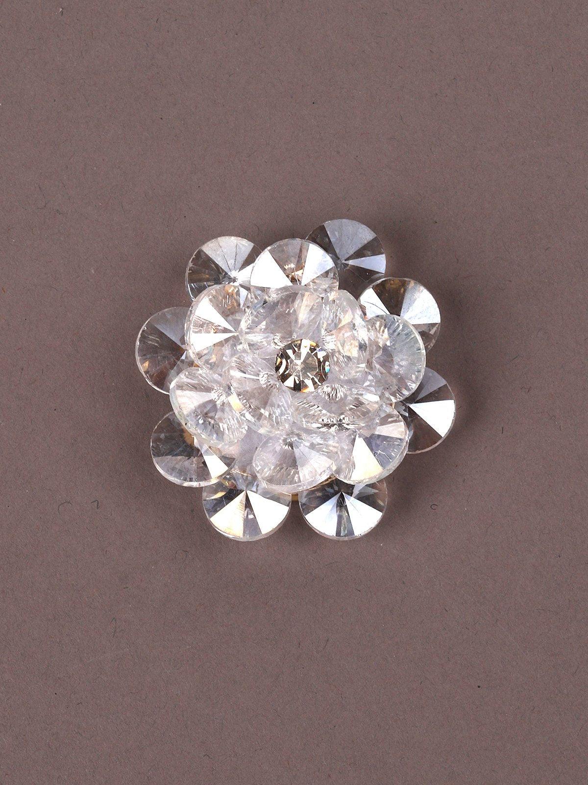 Odette Women Clear Metal Earrings - Image 4