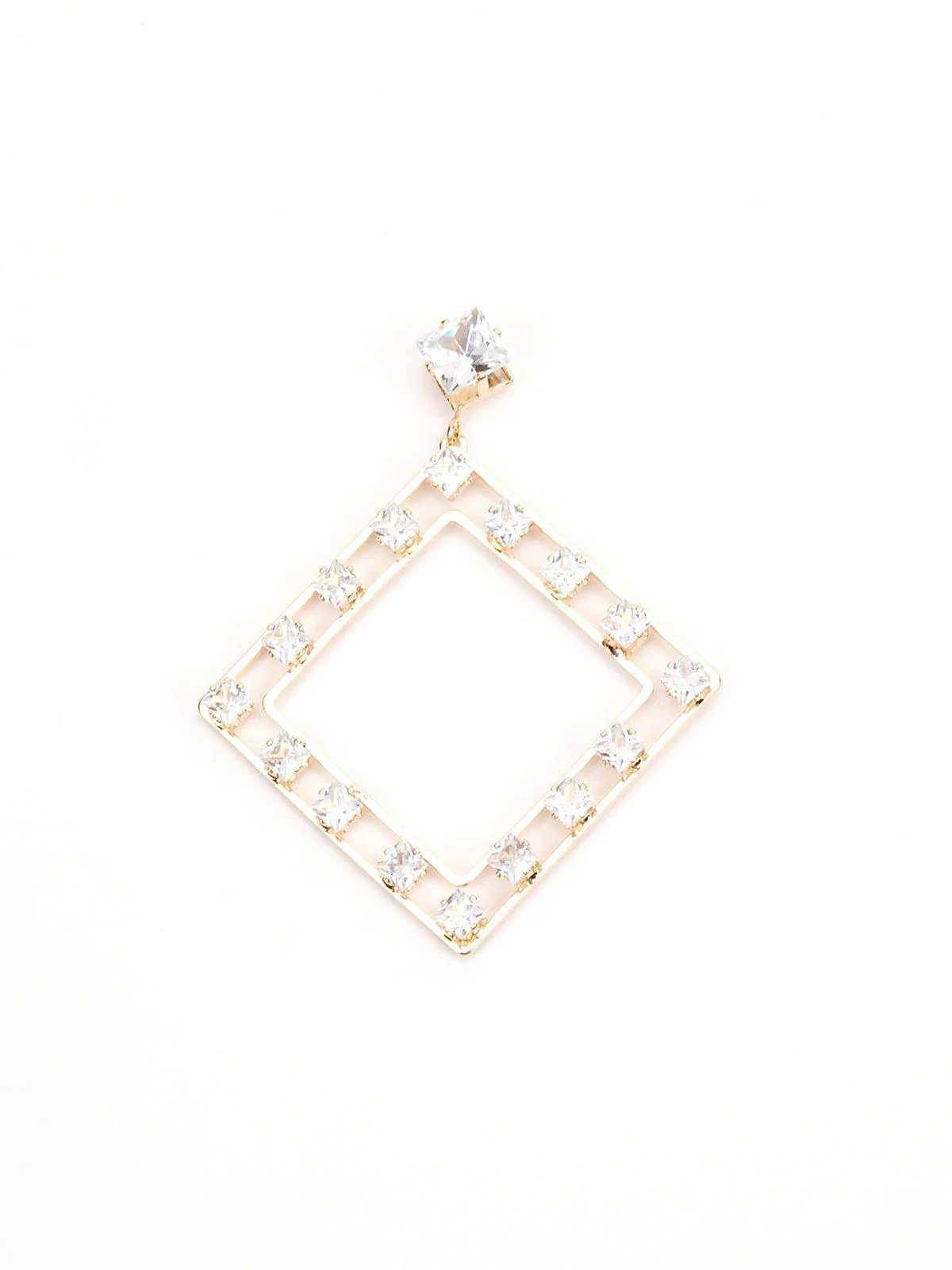 Odette Women Blue Metal Earrings - Image 6