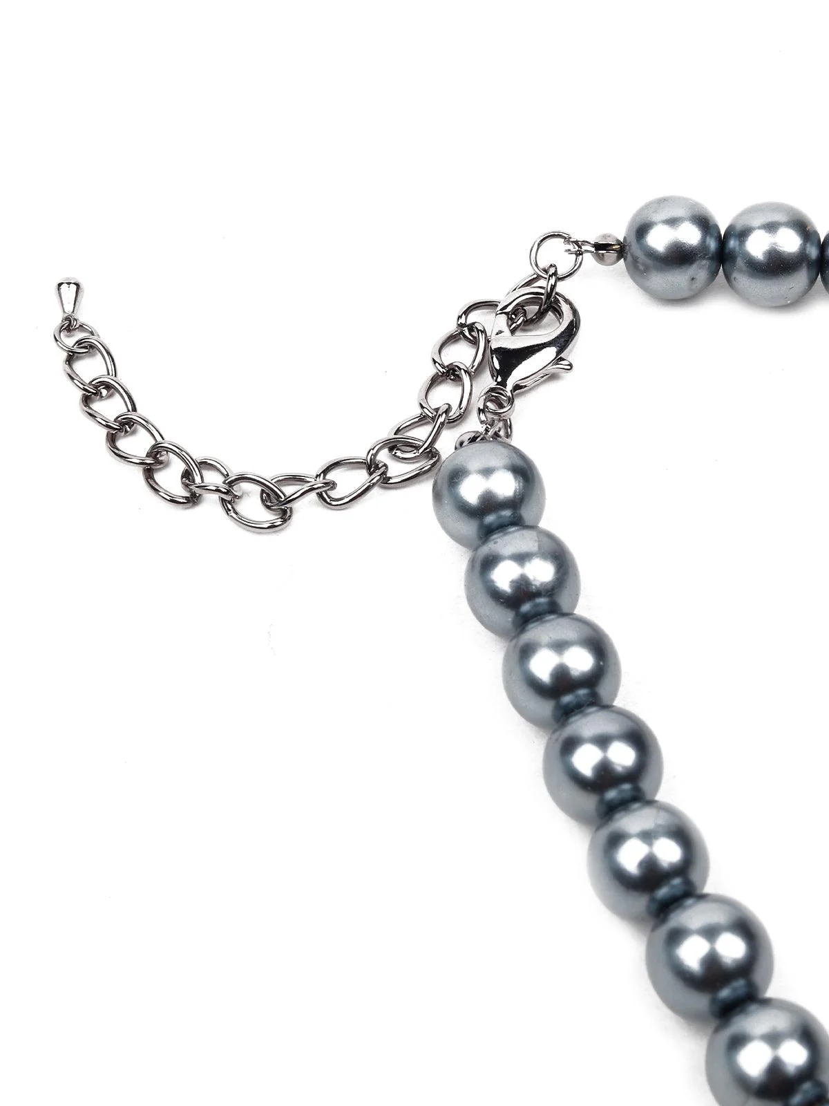 Odette Women Grey Metal Necklace - Image 6