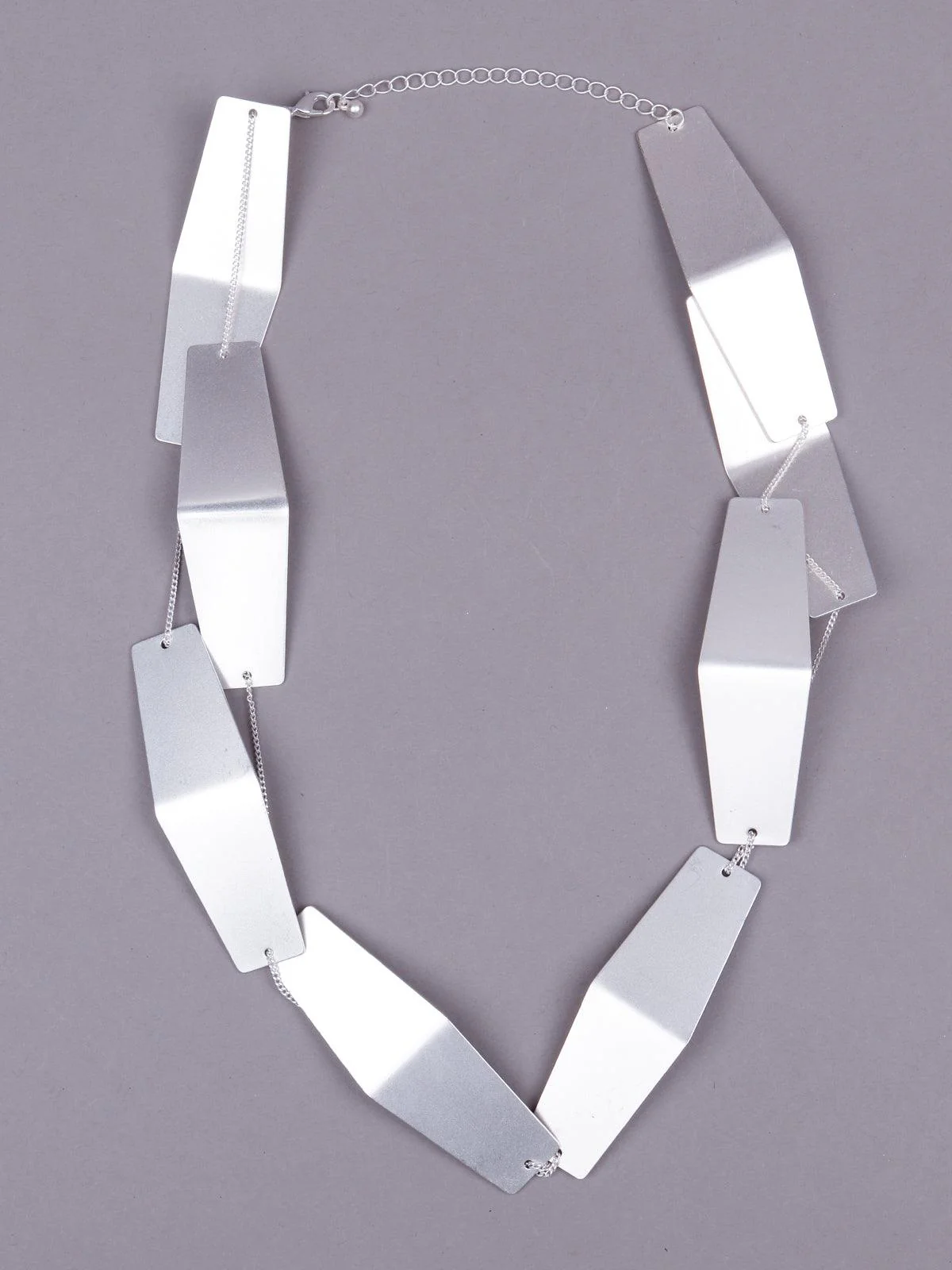 Odette Women Silver Metal Necklace - Image 3