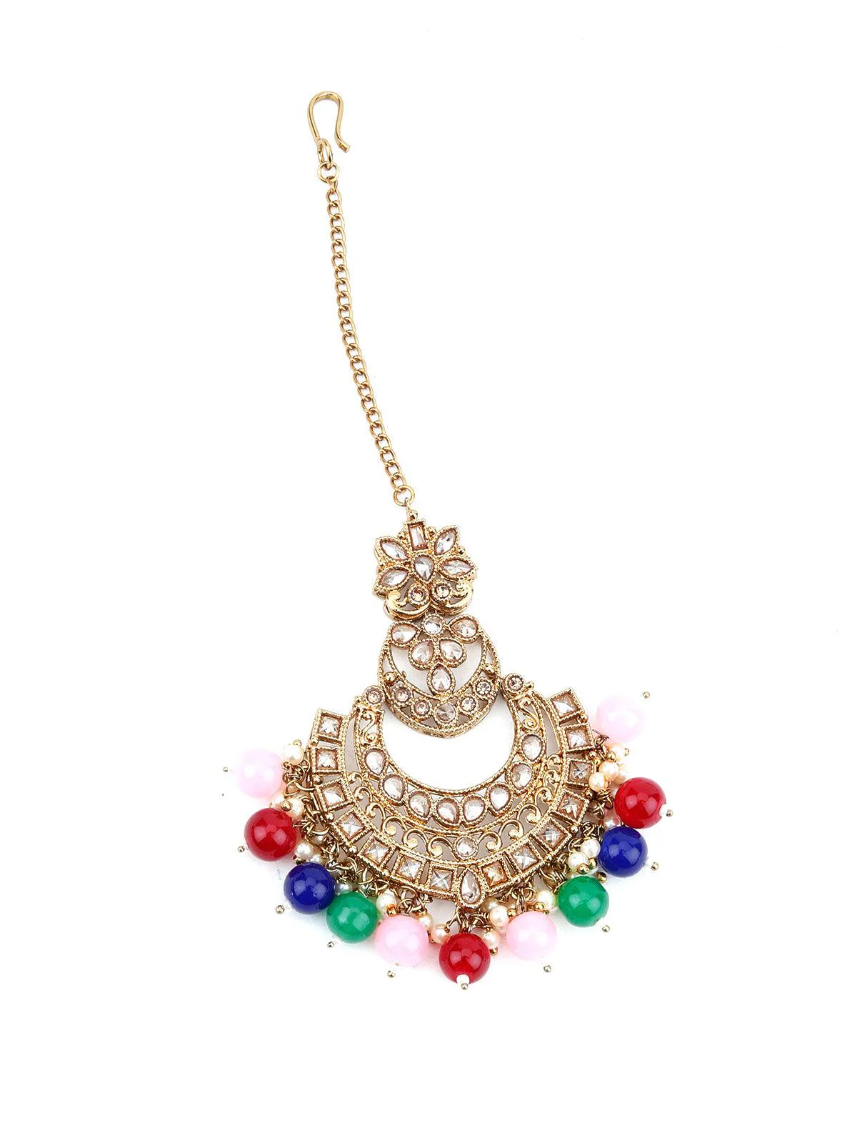 Odette Women Multi-Colour Adorable Pearl Necklace Set - Image 5