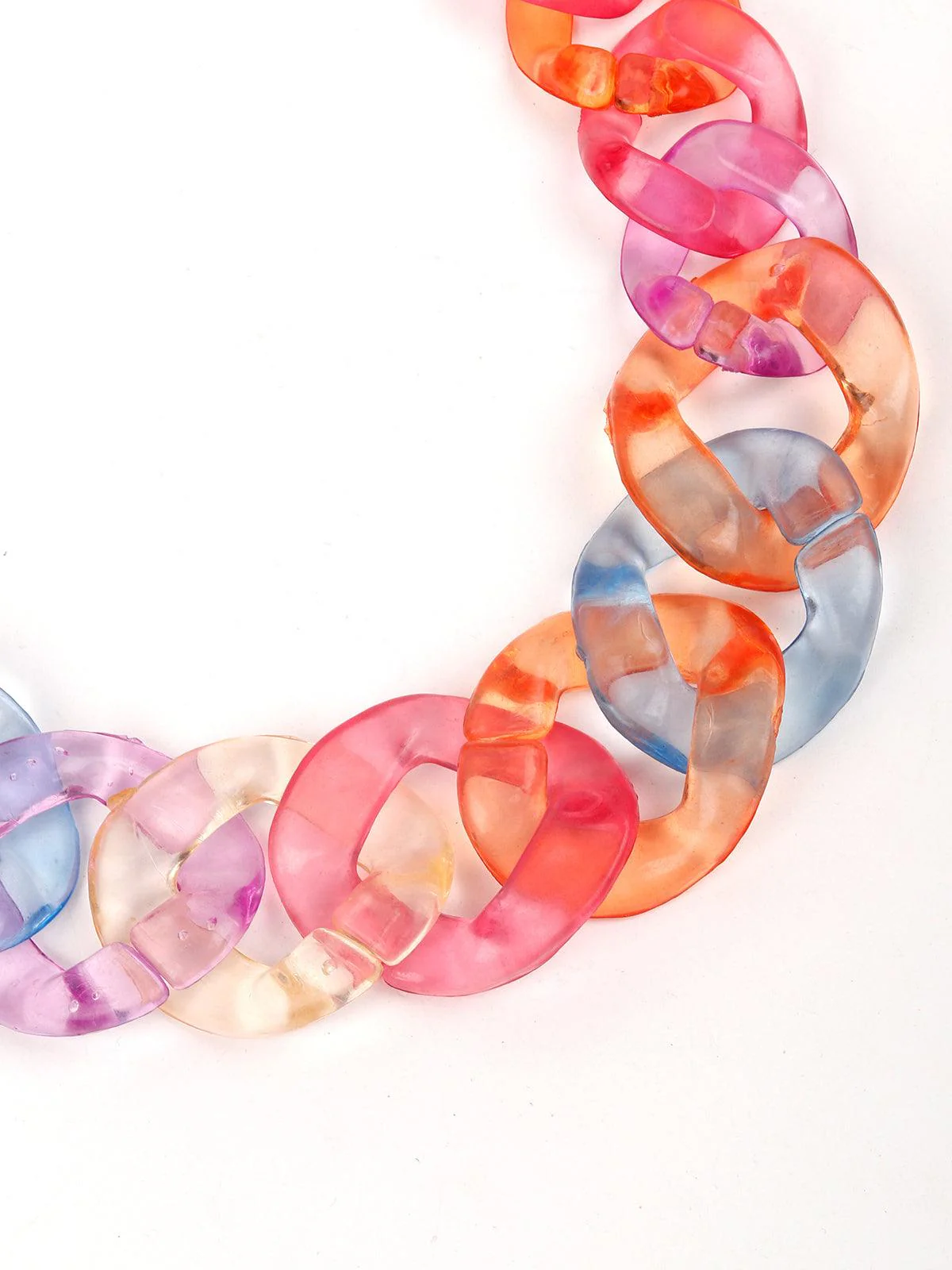 Odette Women Multicolor Acrylic Fruity Necklace - Image 5