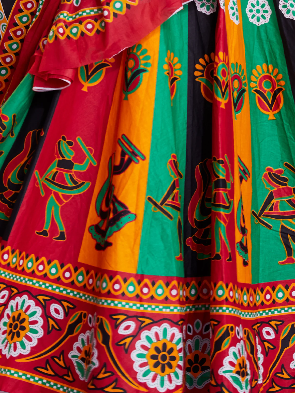 Odette Women Multicolor Cotton Printed  Stitched Lehenga Choli - Image 5