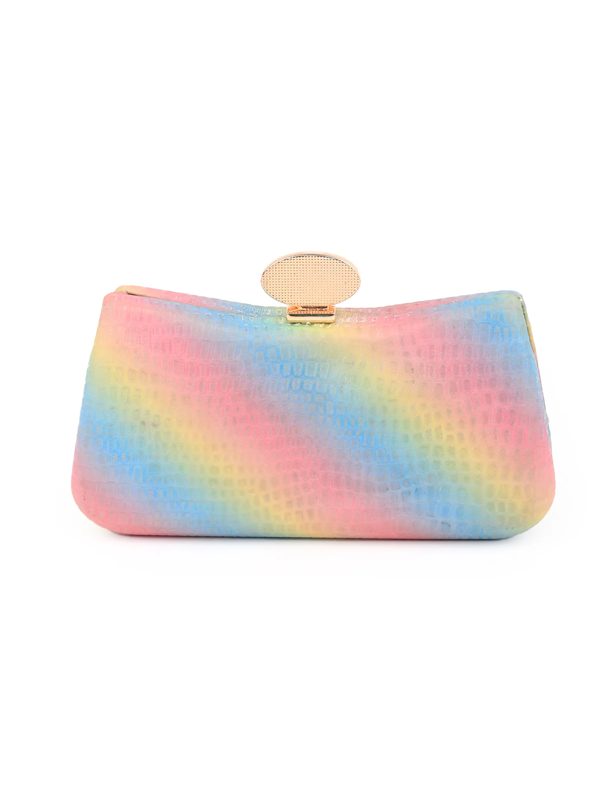 Odette Women Multicolor Moon Textured Clutch - Image 3
