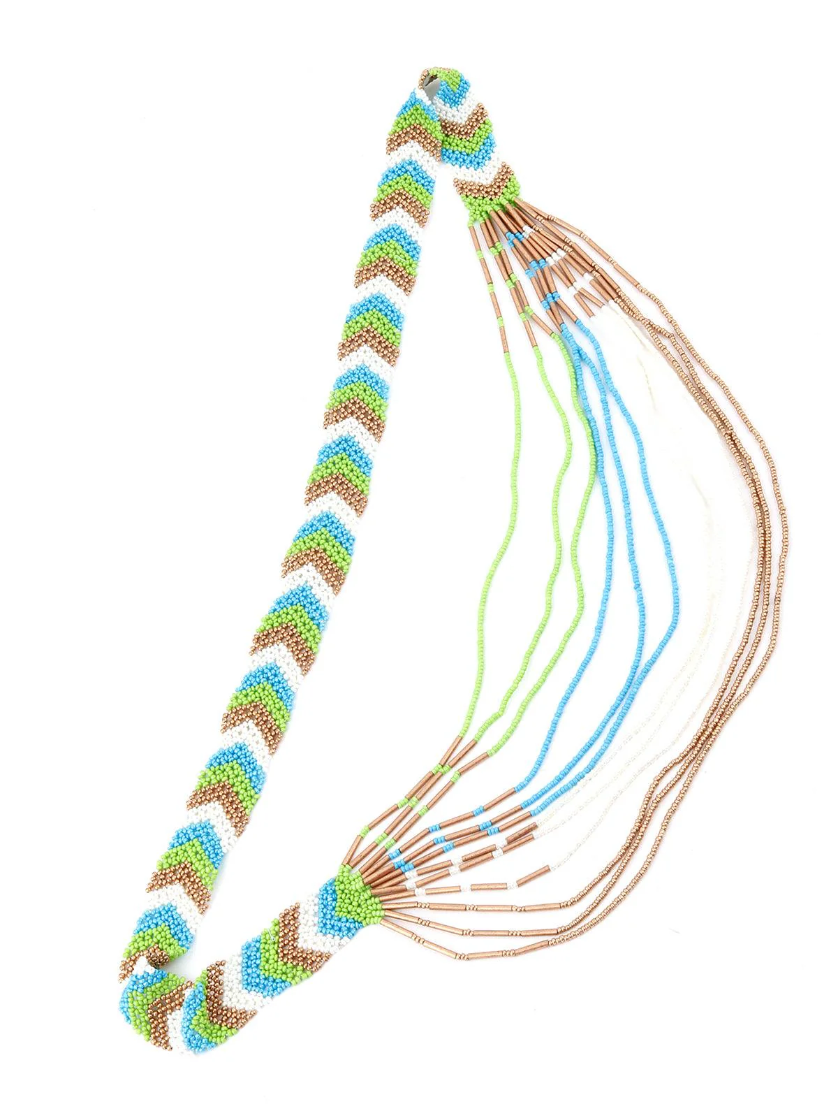 Odette Women Multicolor Tribal Necklace - Image 5