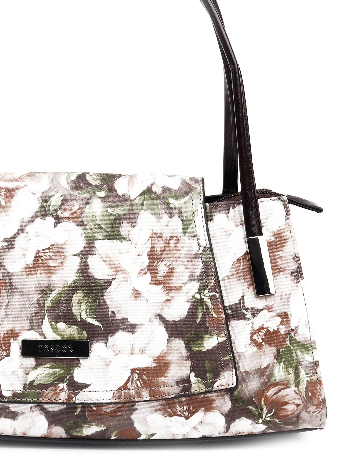 Odette Women Multicolored Floral Printed Hand Bag - Image 6