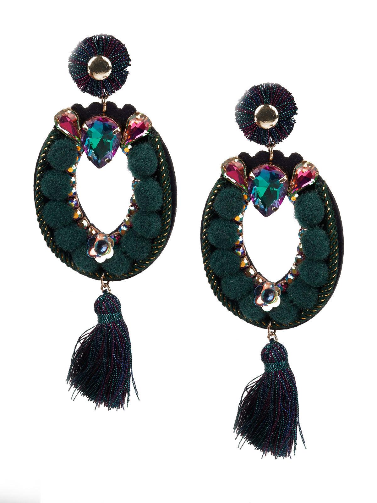 Odette Women Multicolored Drop Earrings