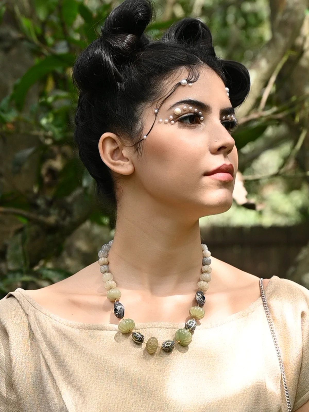 Odette Women Multicolored Mixed Beads Neckpiece - Image 2