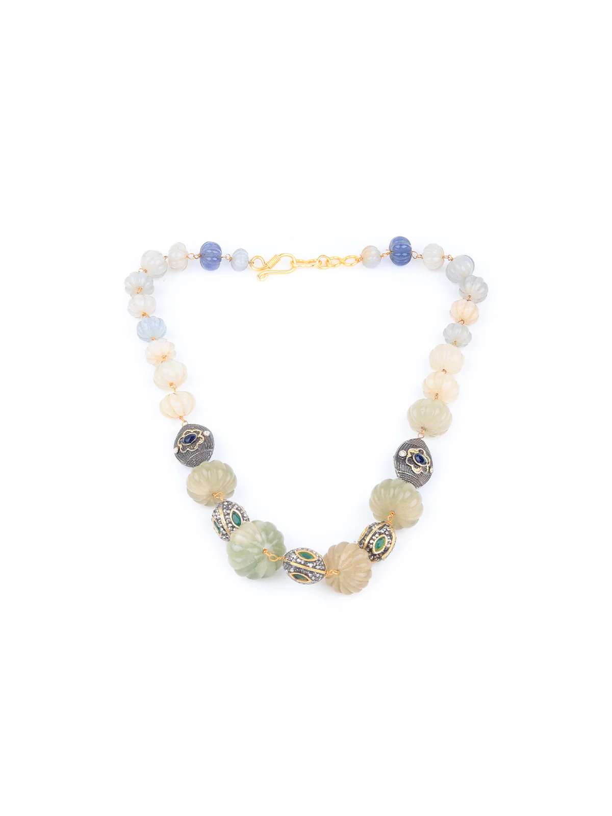 Odette Women Multicolored Mixed Beads Neckpiece - Image 4