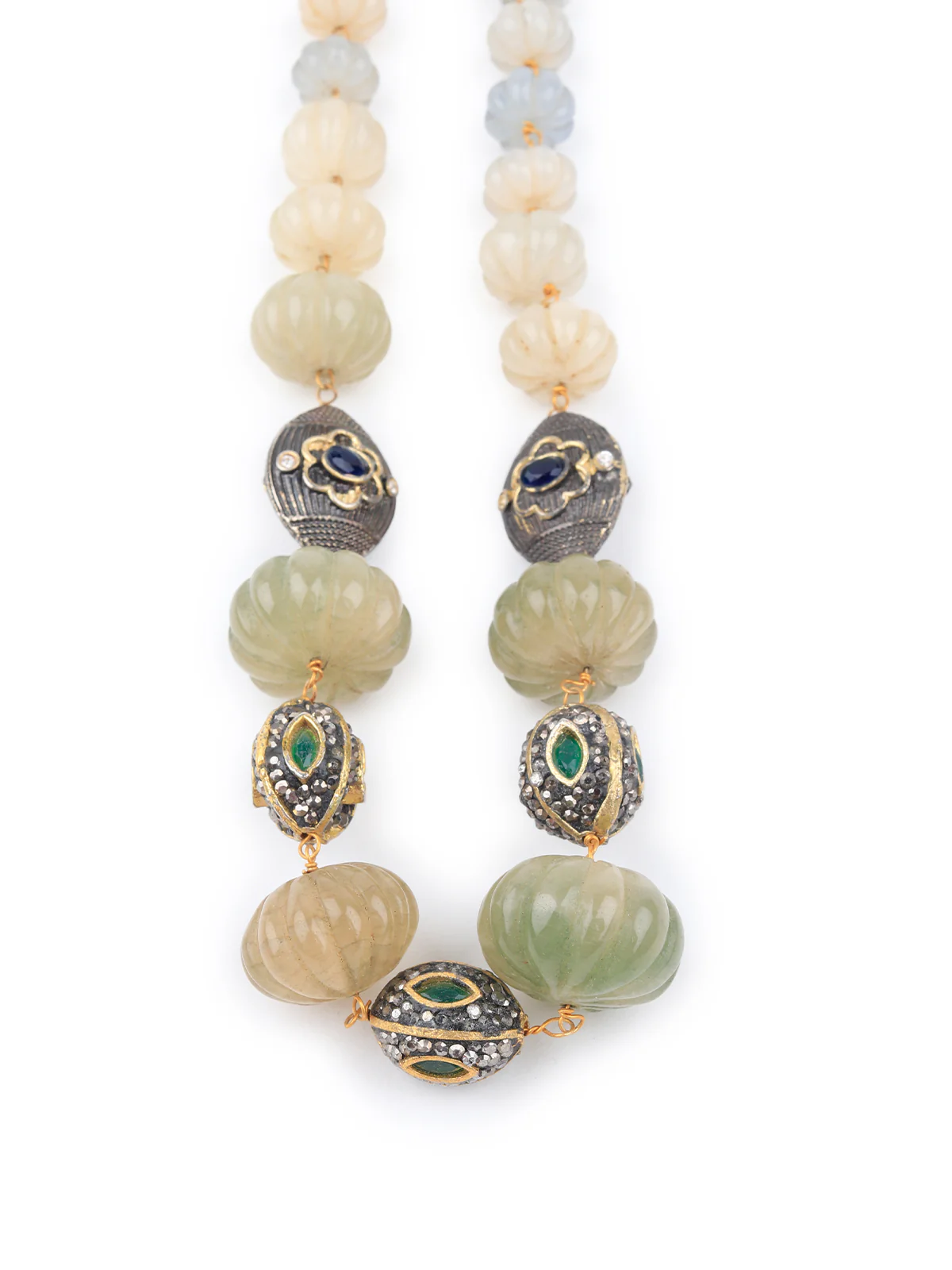 Odette Women Multicolored Mixed Beads Neckpiece - Image 5