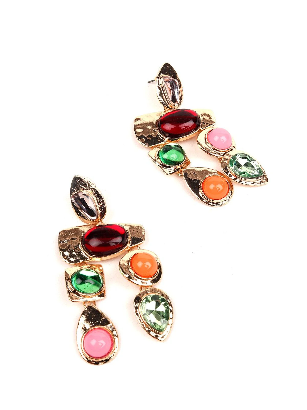 Odette Women Multicolour Metal Earrings - Image 5