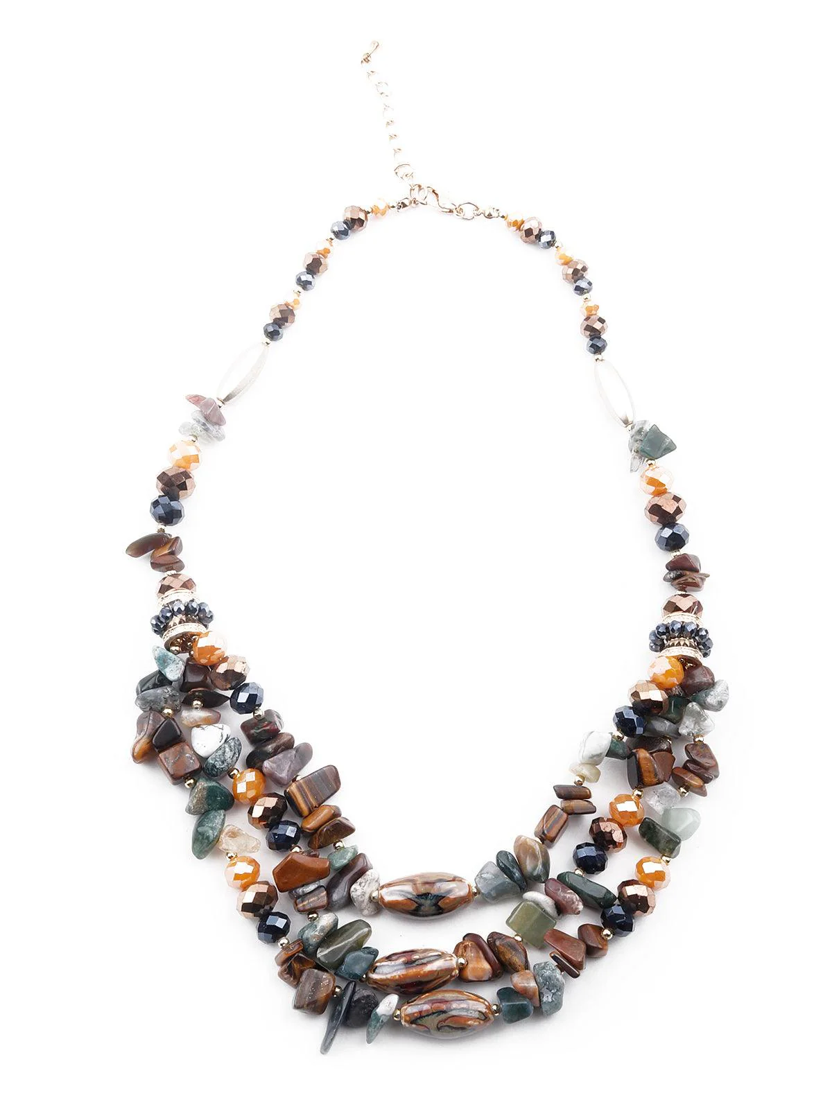 Odette Women Multicoloured Beachy Layered Necklace