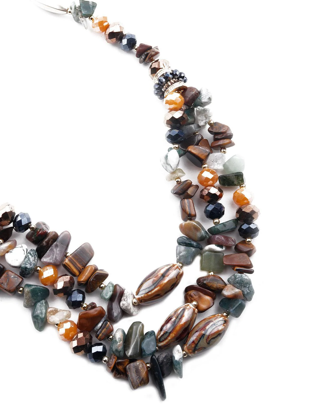 Odette Women Multicoloured Beachy Layered Necklace - Image 3