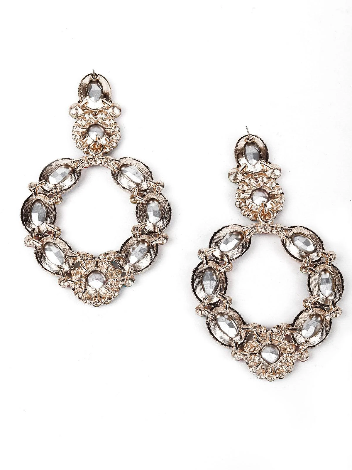 Odette Women Multicolour Metal Earrings - Image 5