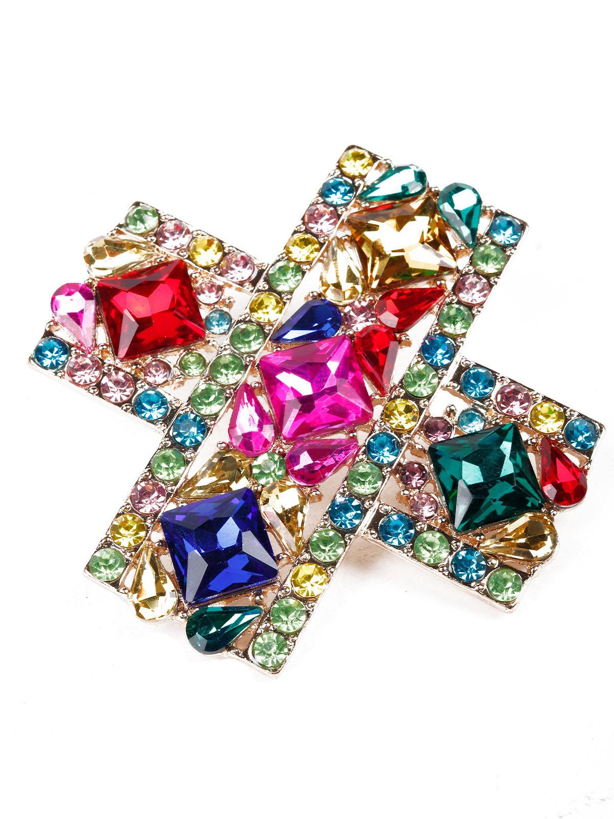 Odette Women Multicoloured Metal Earrings - Image 6